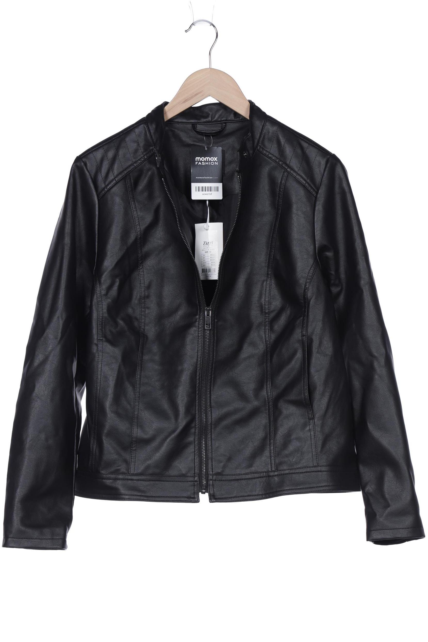 

Zizzi Damen Jacke, schwarz, Gr. 42