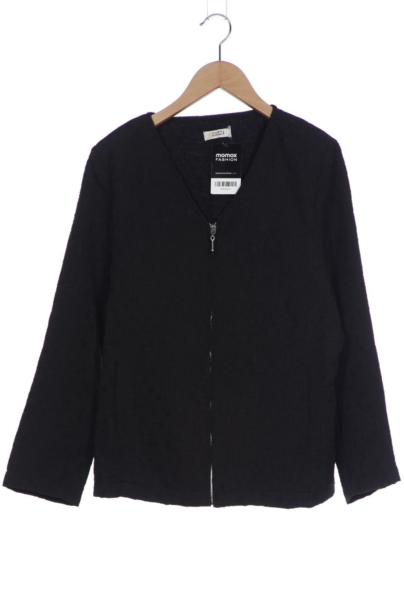 

Zizzi Damen Jacke, schwarz, Gr. 44