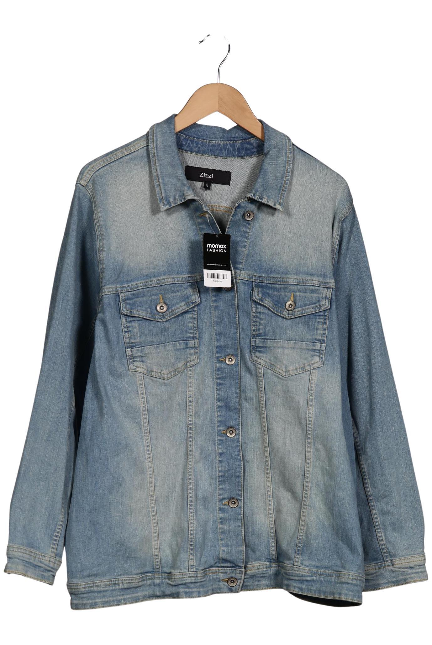 

Zizzi Damen Jacke, hellblau, Gr. 44