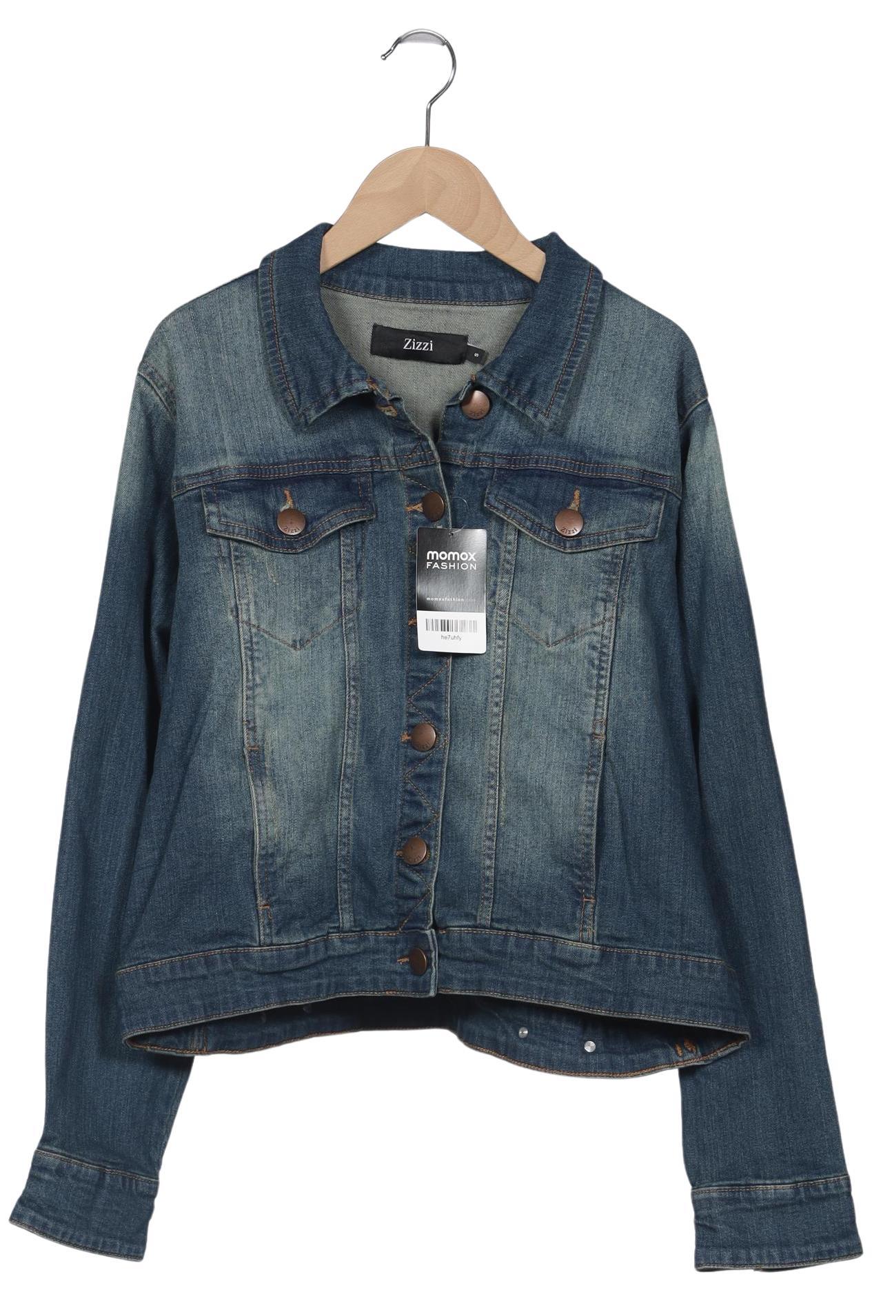 

Zizzi Damen Jacke, blau, Gr. 36