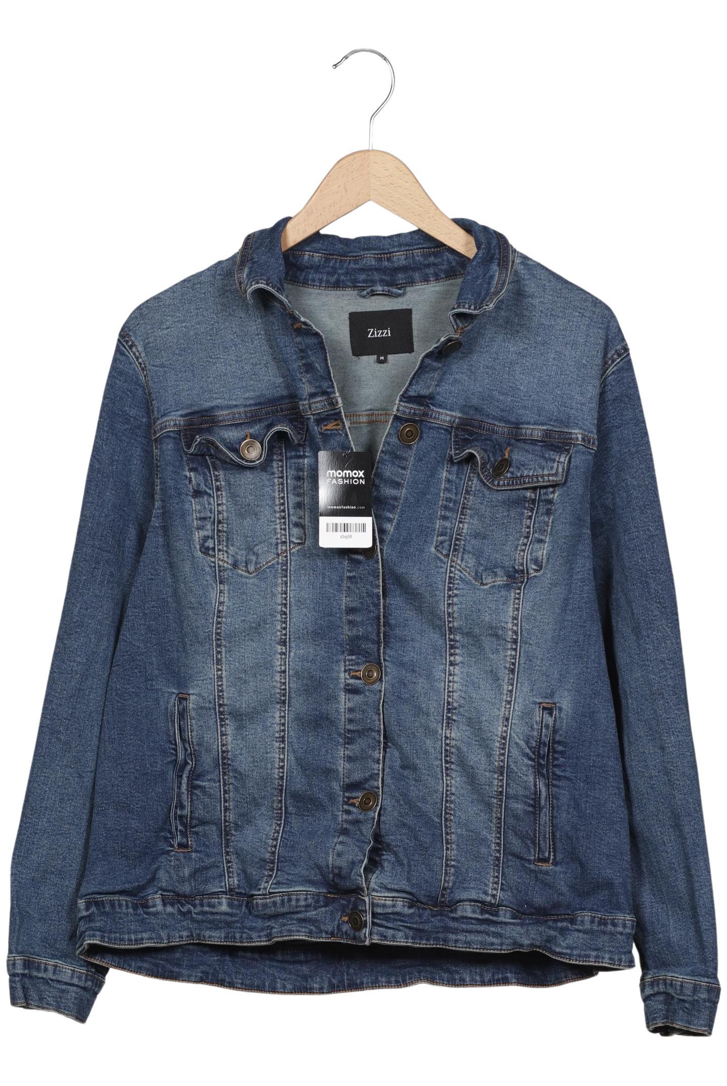 

Zizzi Damen Jacke, blau, Gr. 38