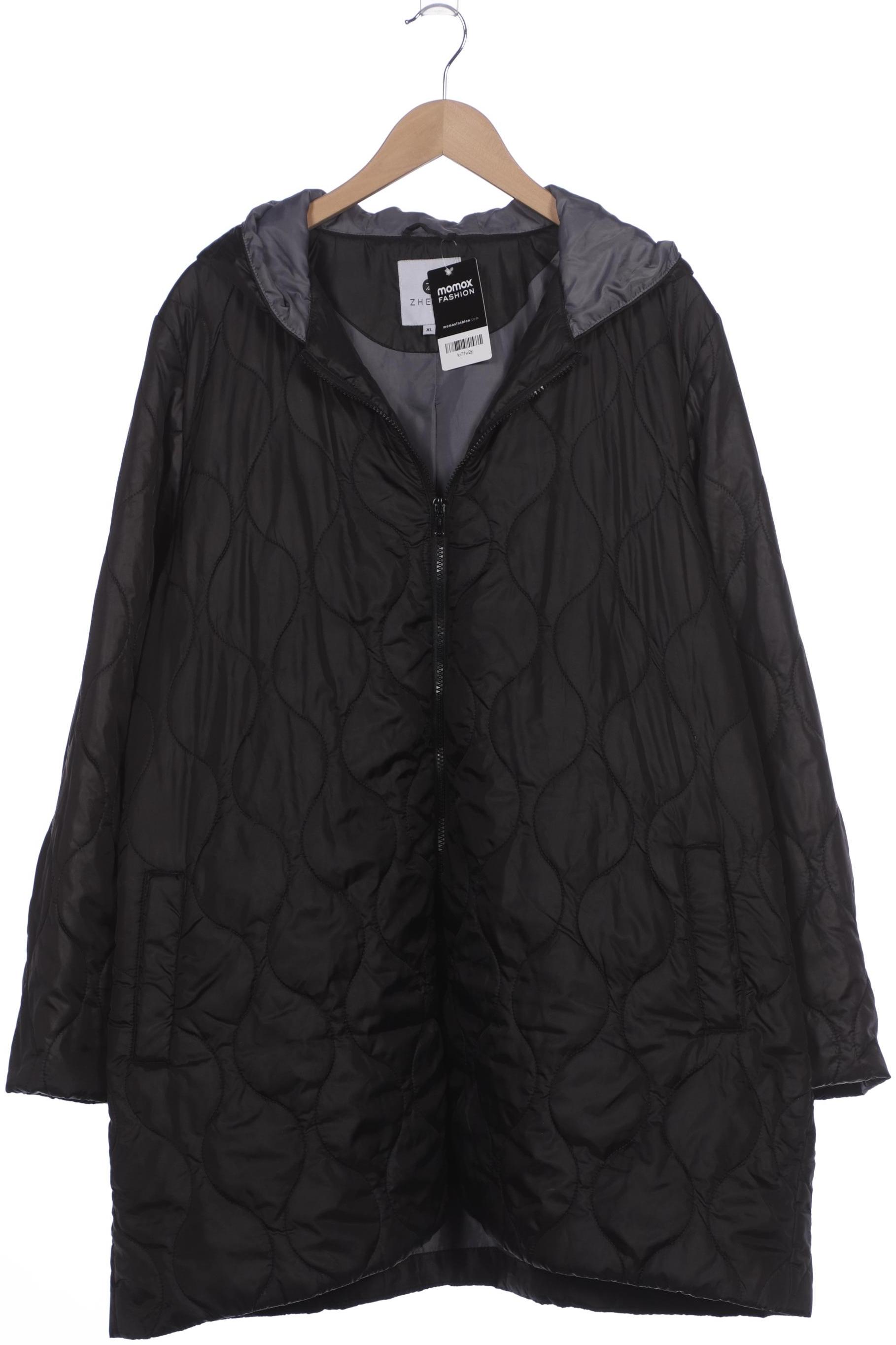 

Zizzi Damen Jacke, schwarz, Gr. 44