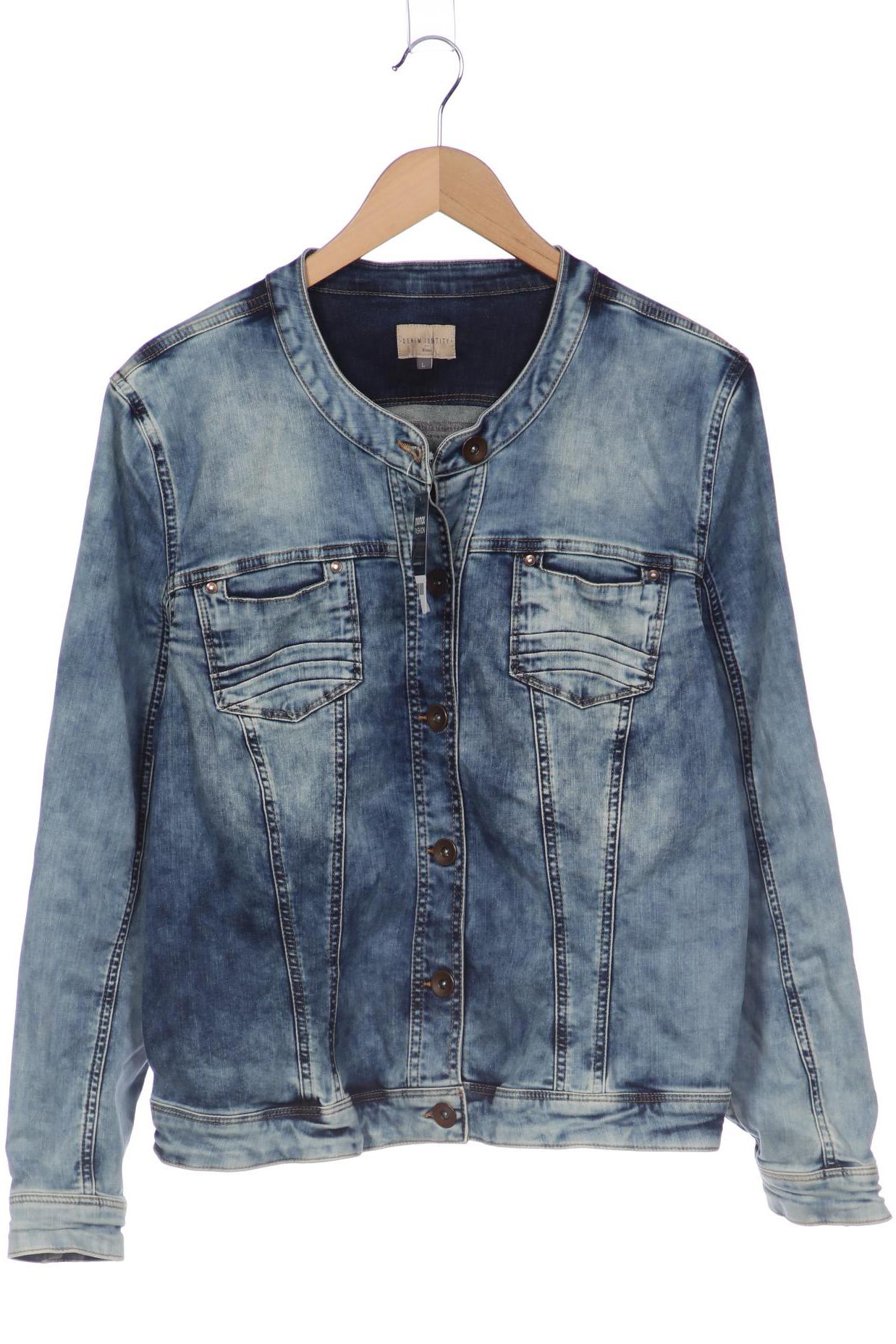 

Zizzi Damen Jacke, blau, Gr. 42