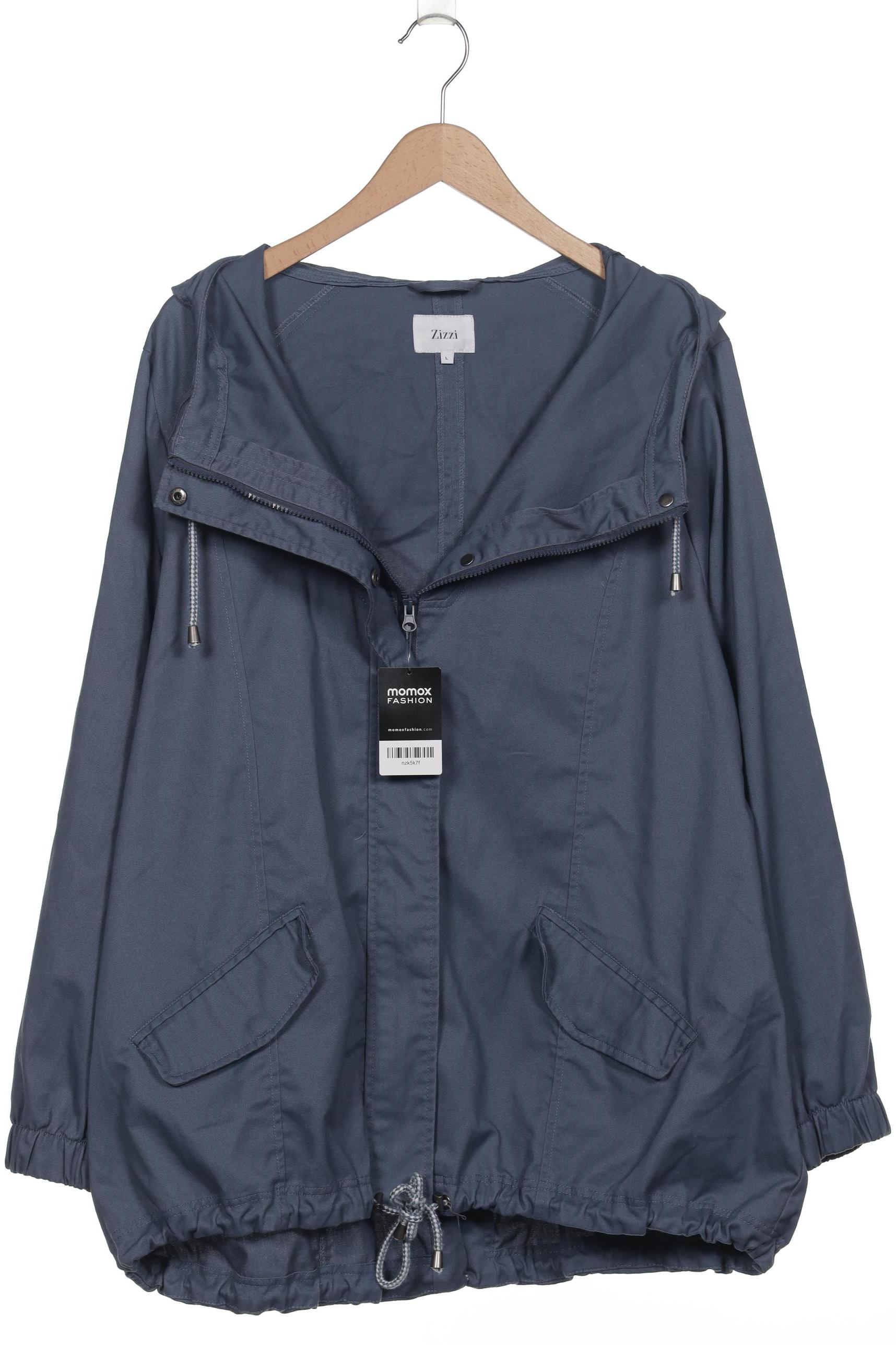 

Zizzi Damen Jacke, blau, Gr. 42