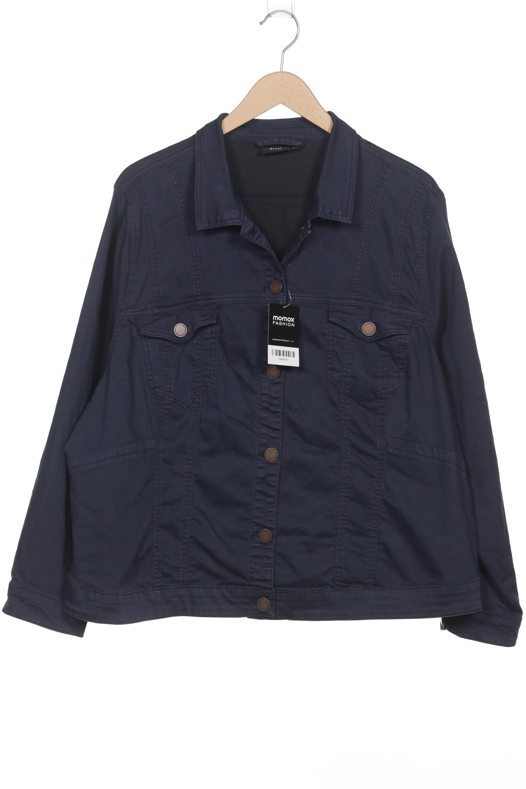 

Zizzi Damen Jacke, marineblau, Gr. 44