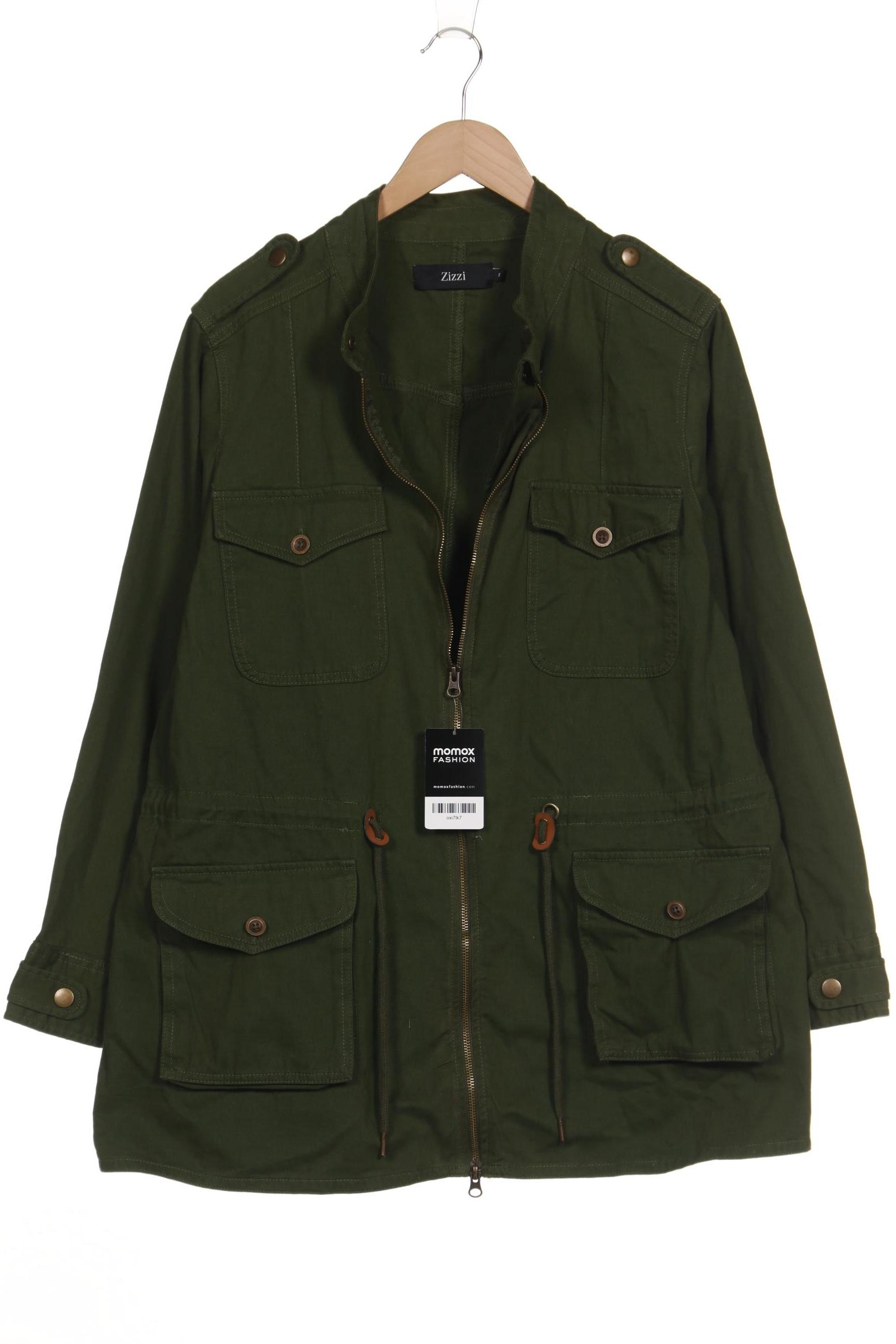 

Zizzi Damen Jacke, grün, Gr. 38