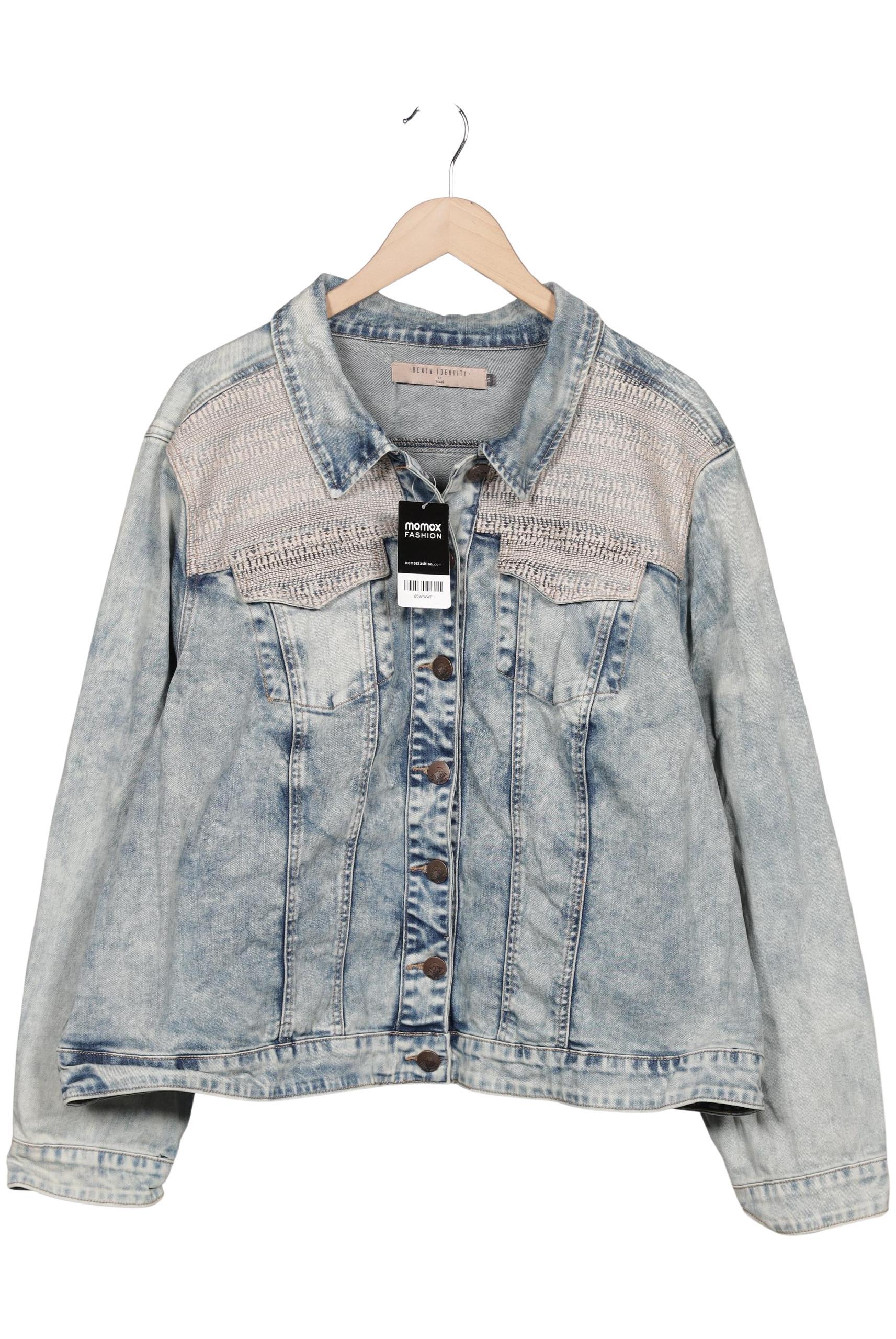 

Zizzi Damen Jacke, hellblau, Gr. 44