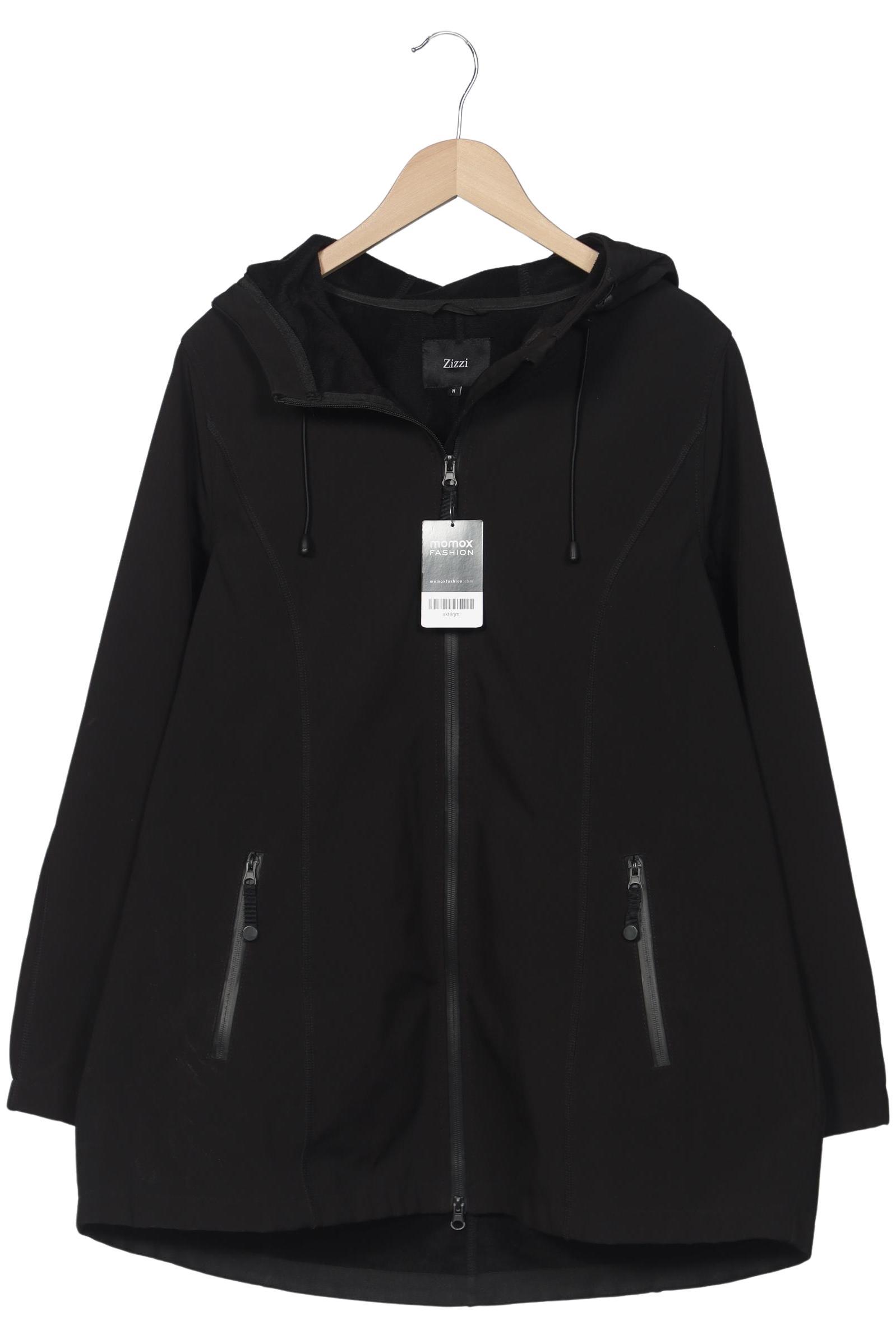 

Zizzi Damen Jacke, schwarz, Gr. 38