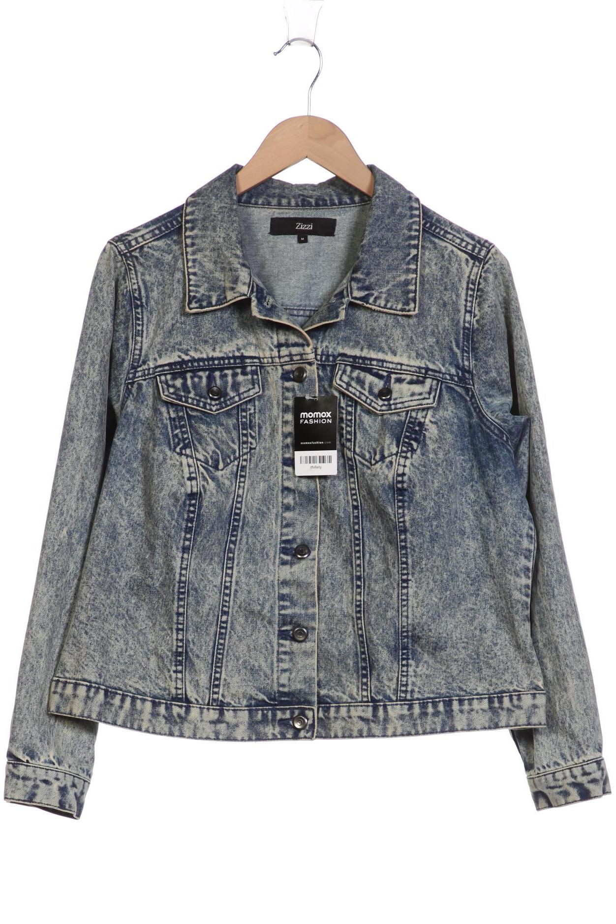 

Zizzi Damen Jacke, blau, Gr. 38