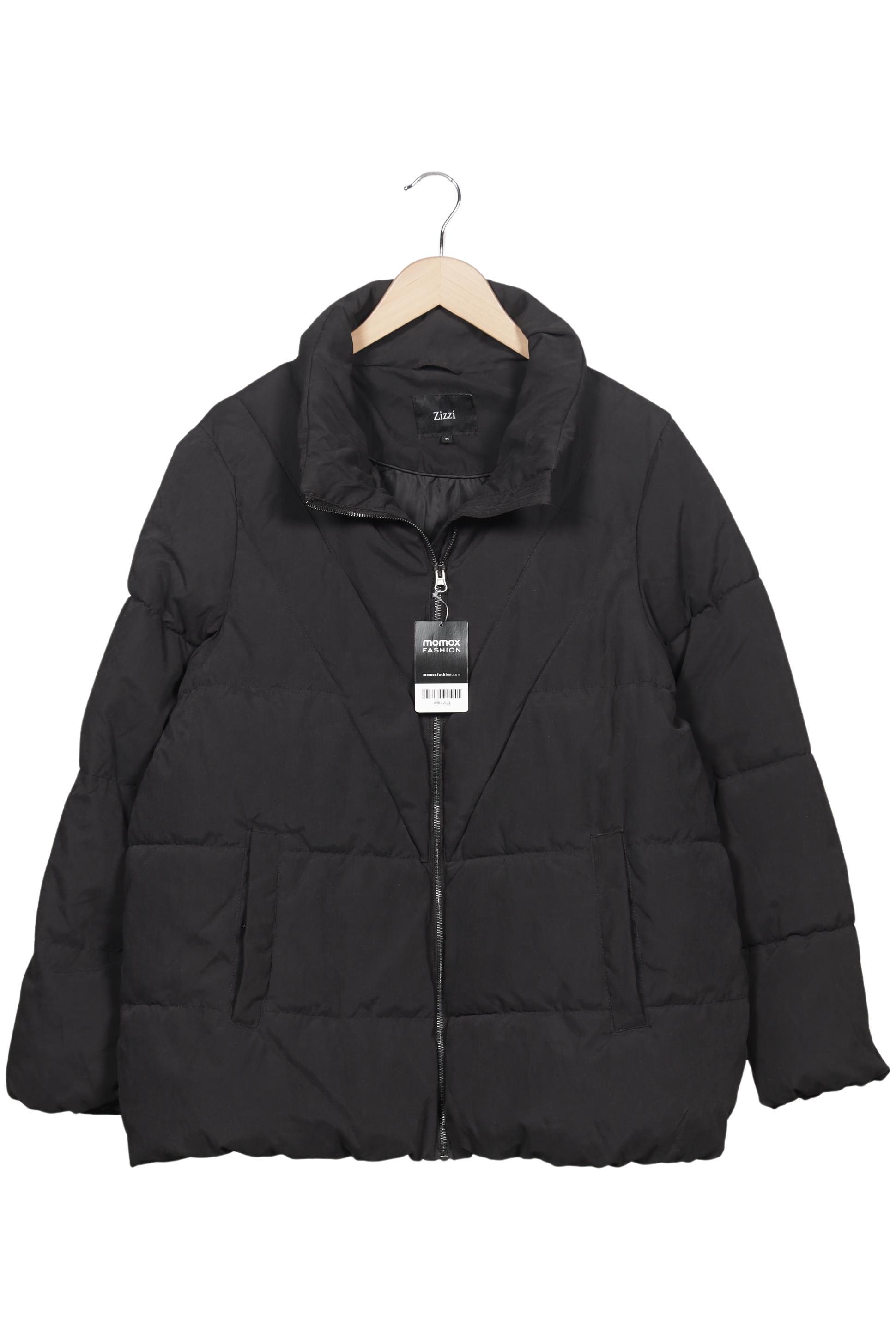 

Zizzi Damen Jacke, schwarz, Gr. 38