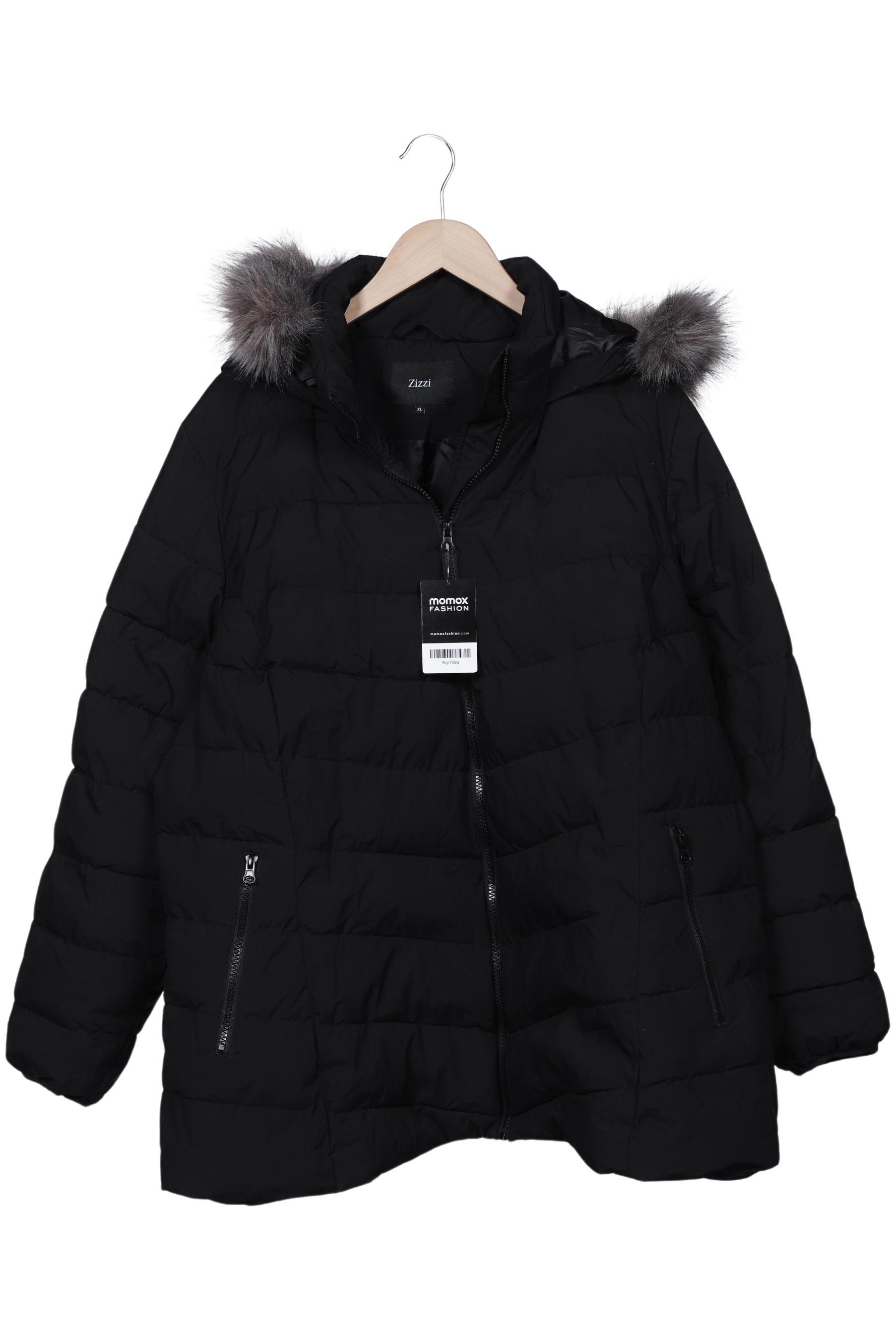 

Zizzi Damen Jacke, schwarz, Gr. 44
