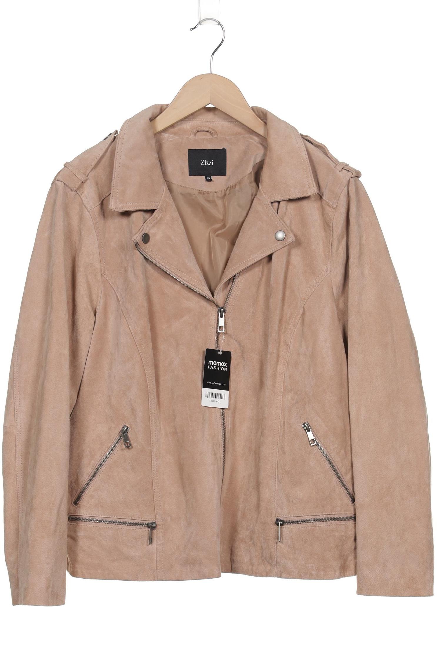 

Zizzi Damen Jacke, beige, Gr. 50