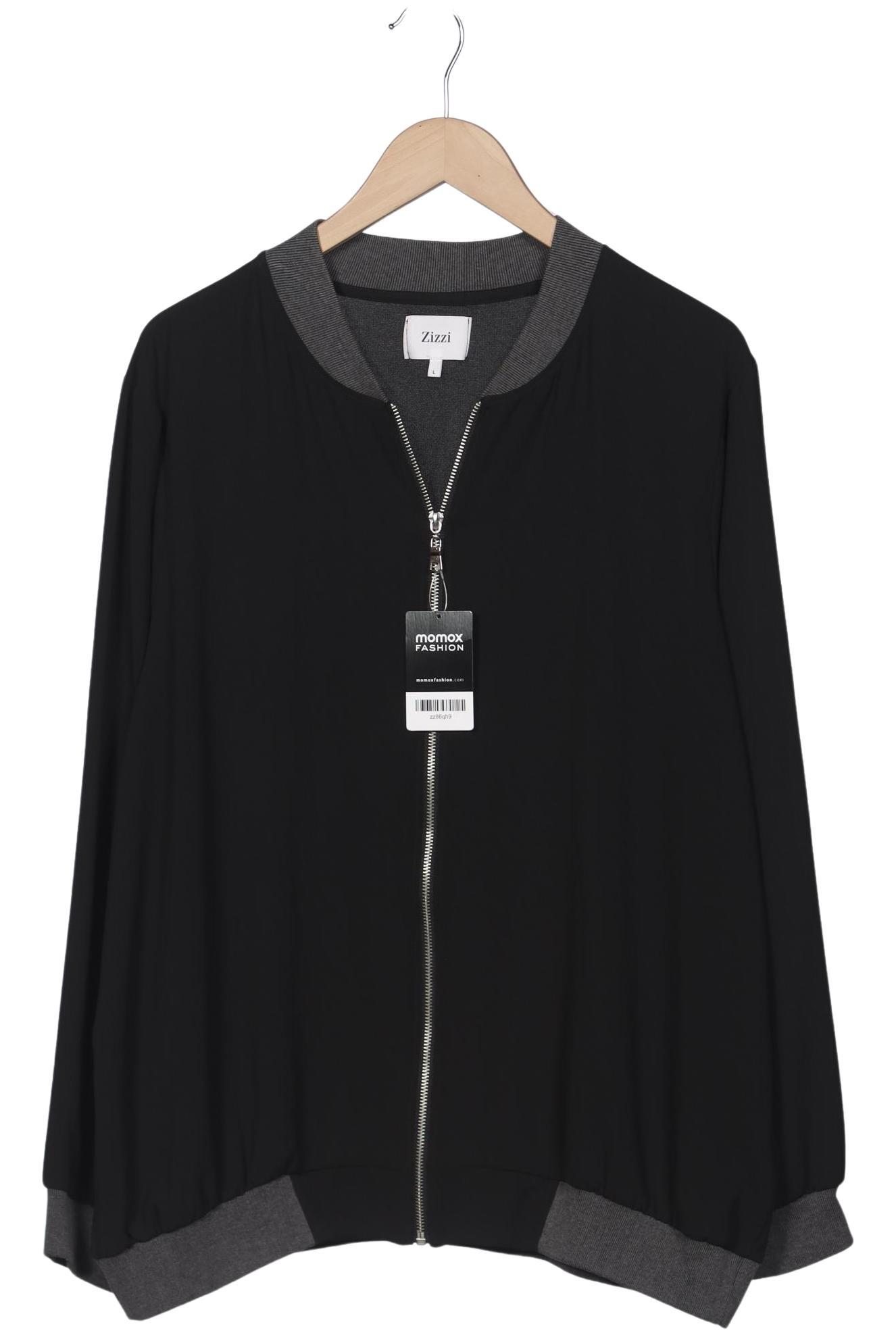 

Zizzi Damen Jacke, schwarz, Gr. 42