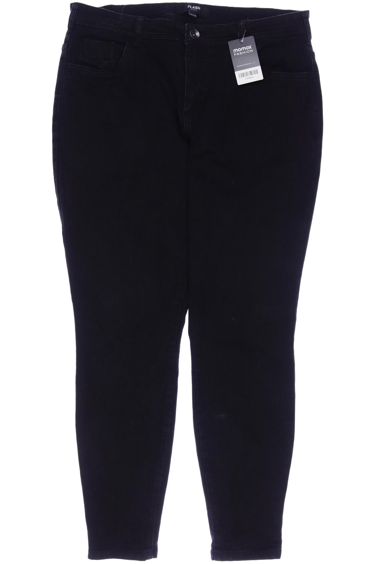 

Zizzi Damen Jeans, schwarz