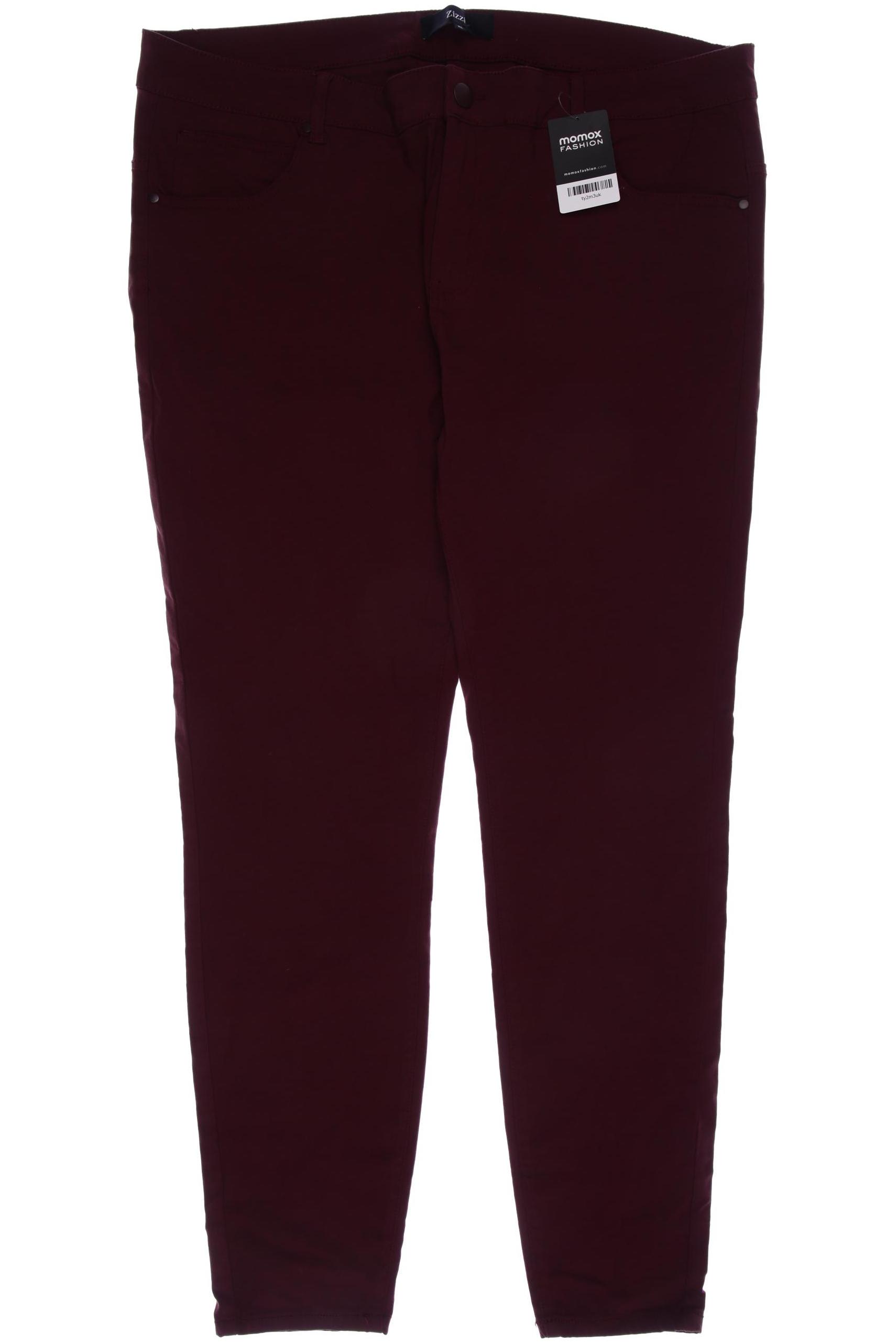 

Zizzi Damen Jeans, bordeaux