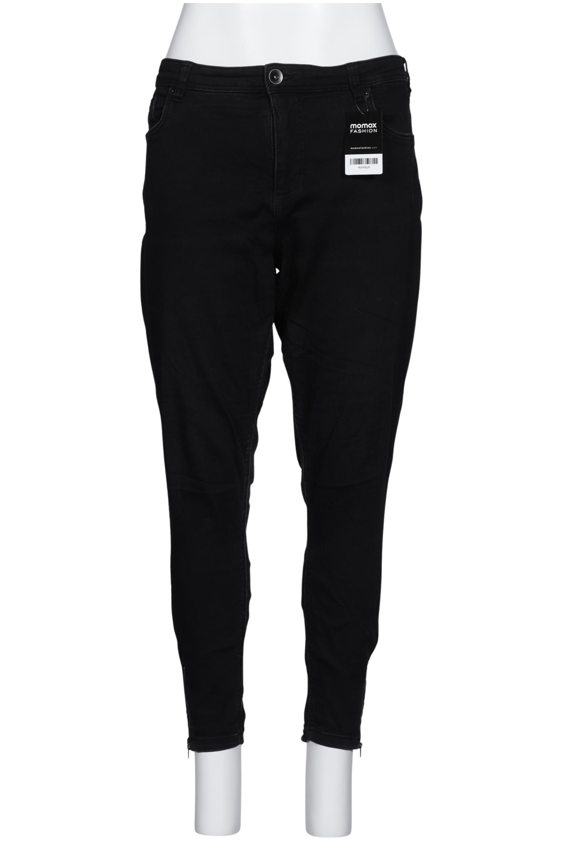 

Zizzi Damen Jeans, schwarz, Gr. 46