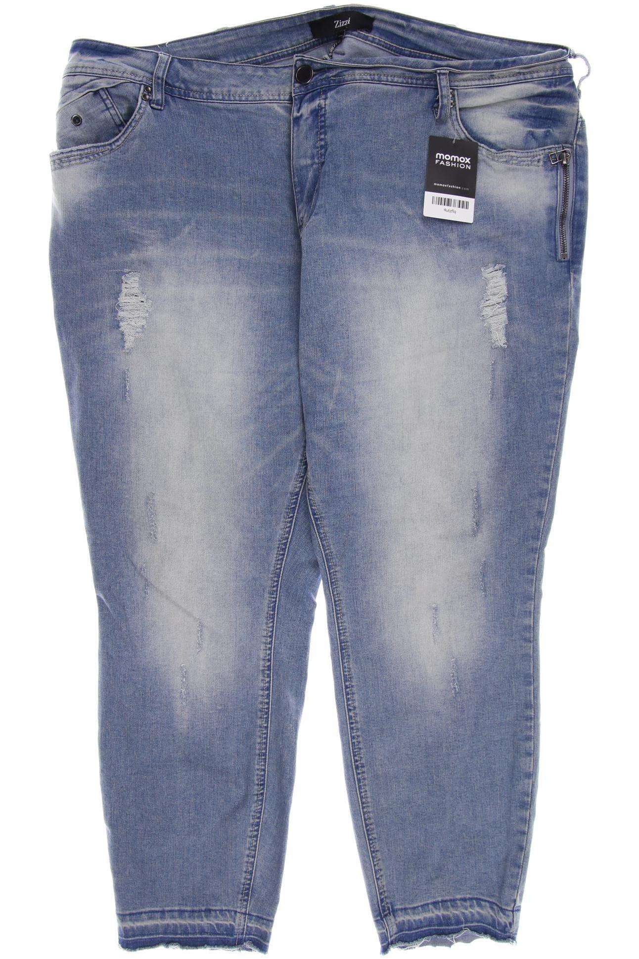 

Zizzi Damen Jeans, hellblau