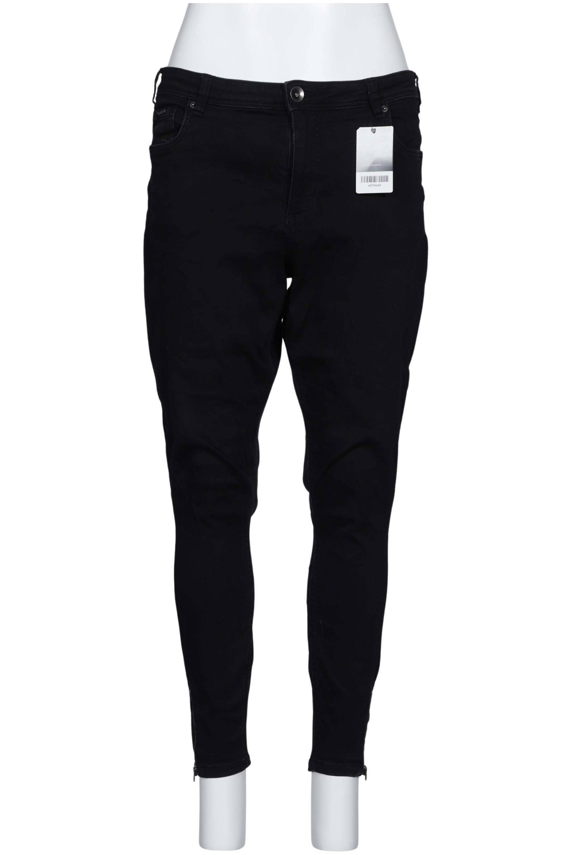 

Zizzi Damen Jeans, schwarz, Gr. 46