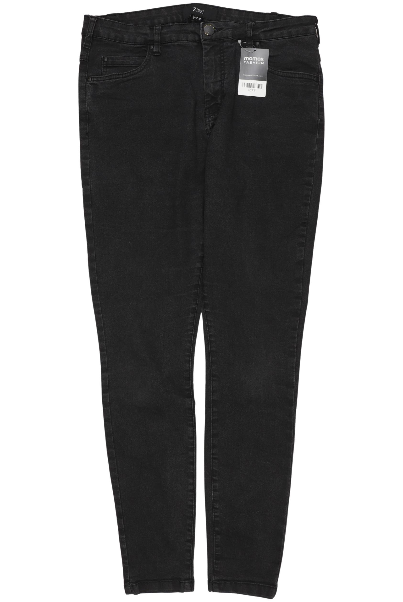 

Zizzi Damen Jeans, schwarz, Gr. 46