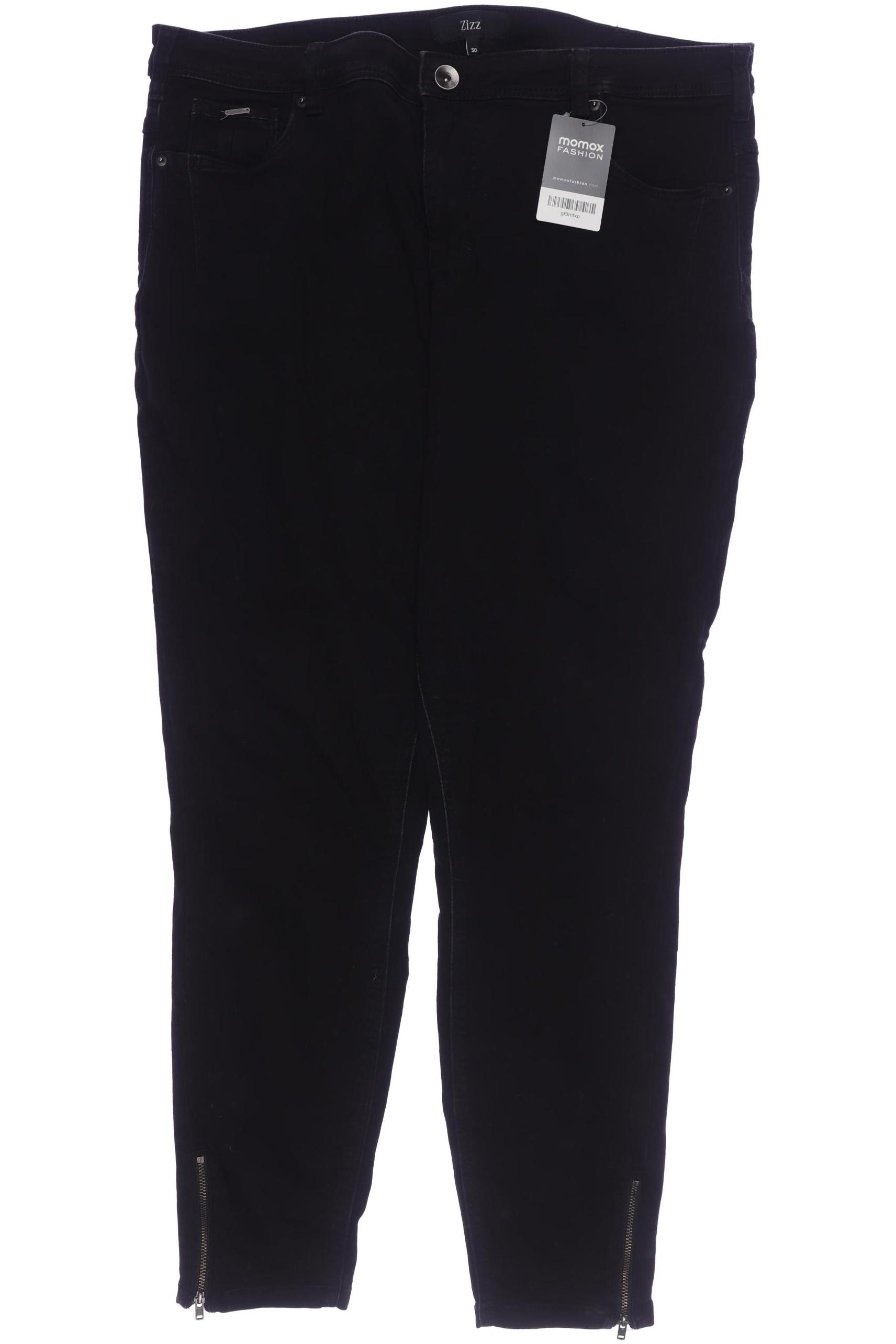 

Zizzi Damen Jeans, schwarz, Gr. 50
