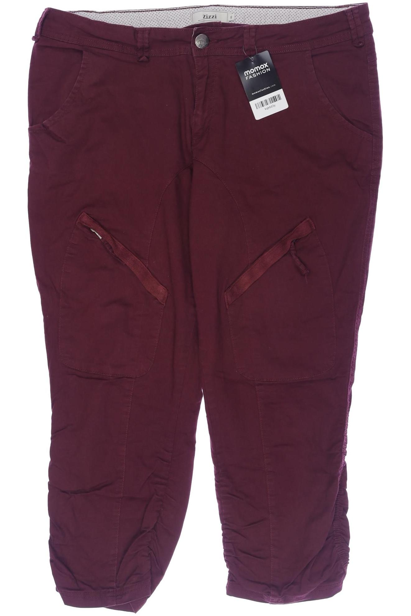 

Zizzi Damen Jeans, bordeaux, Gr. 46