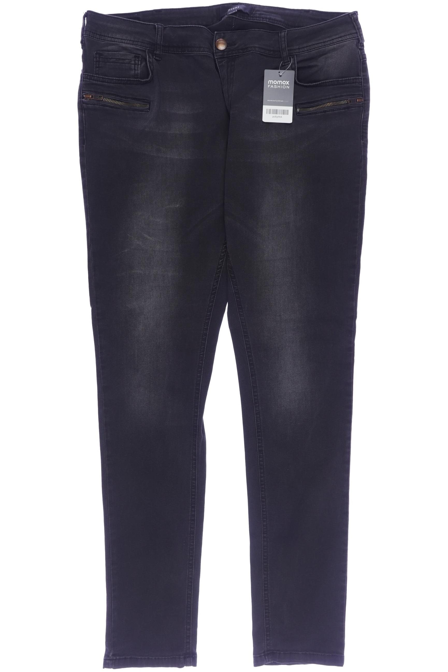 

Zizzi Damen Jeans, schwarz, Gr. 46