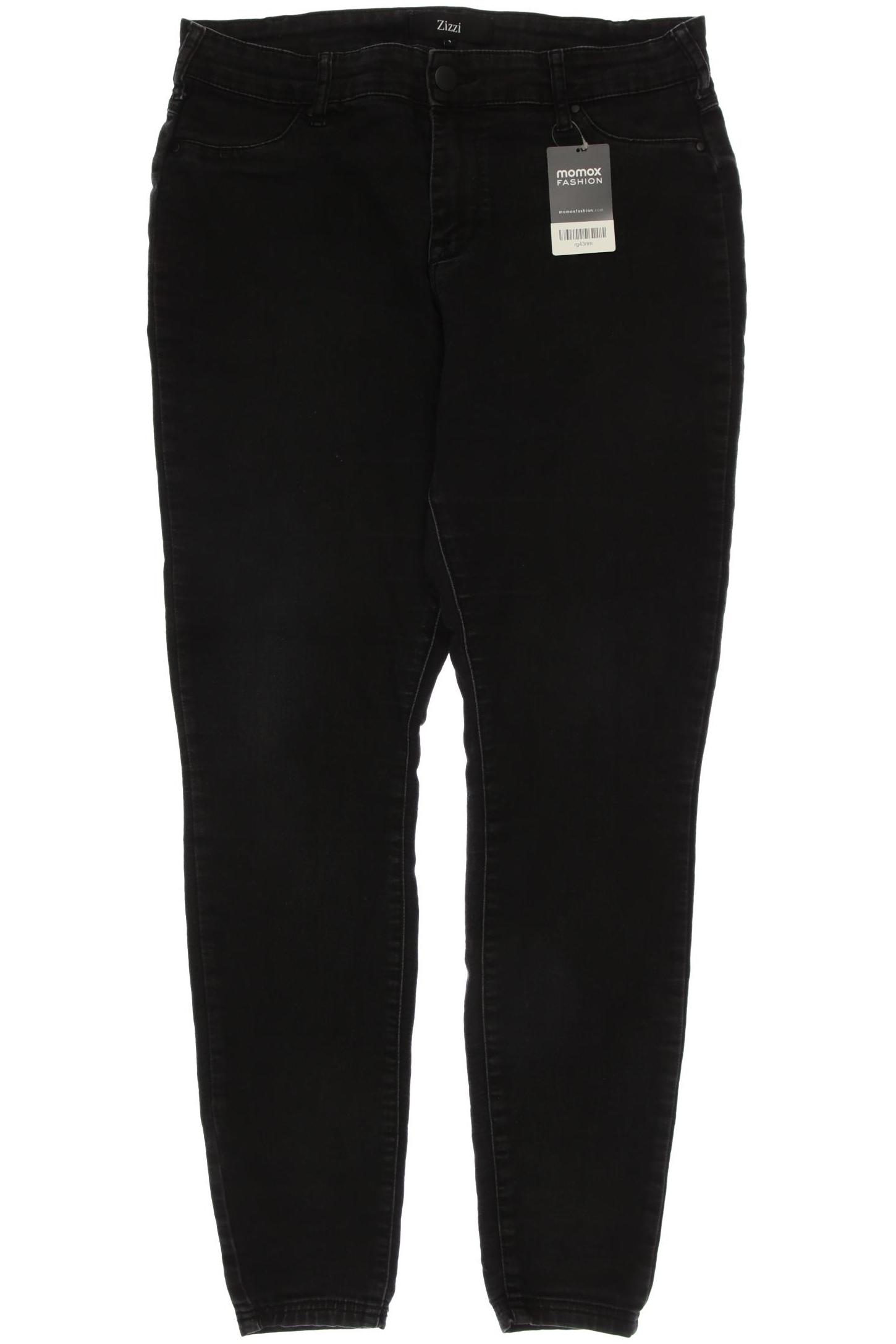 

Zizzi Damen Jeans, schwarz