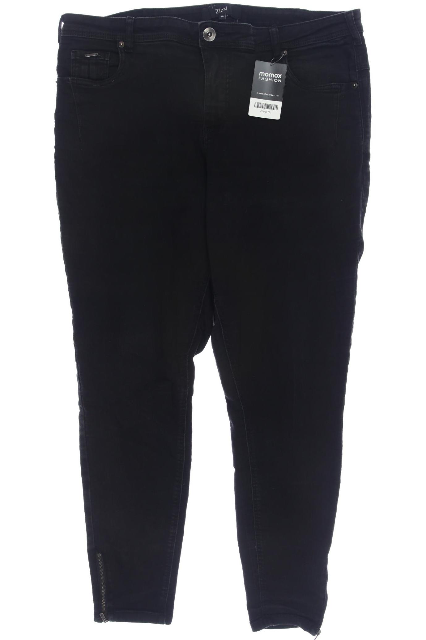 

Zizzi Damen Jeans, schwarz, Gr. 48