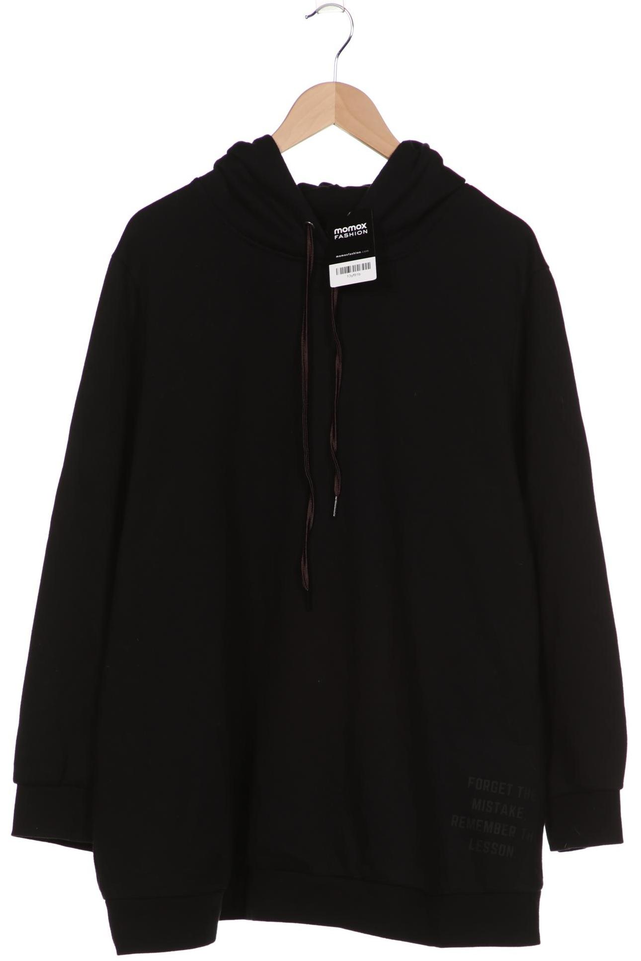 

Zizzi Damen Kapuzenpullover, schwarz