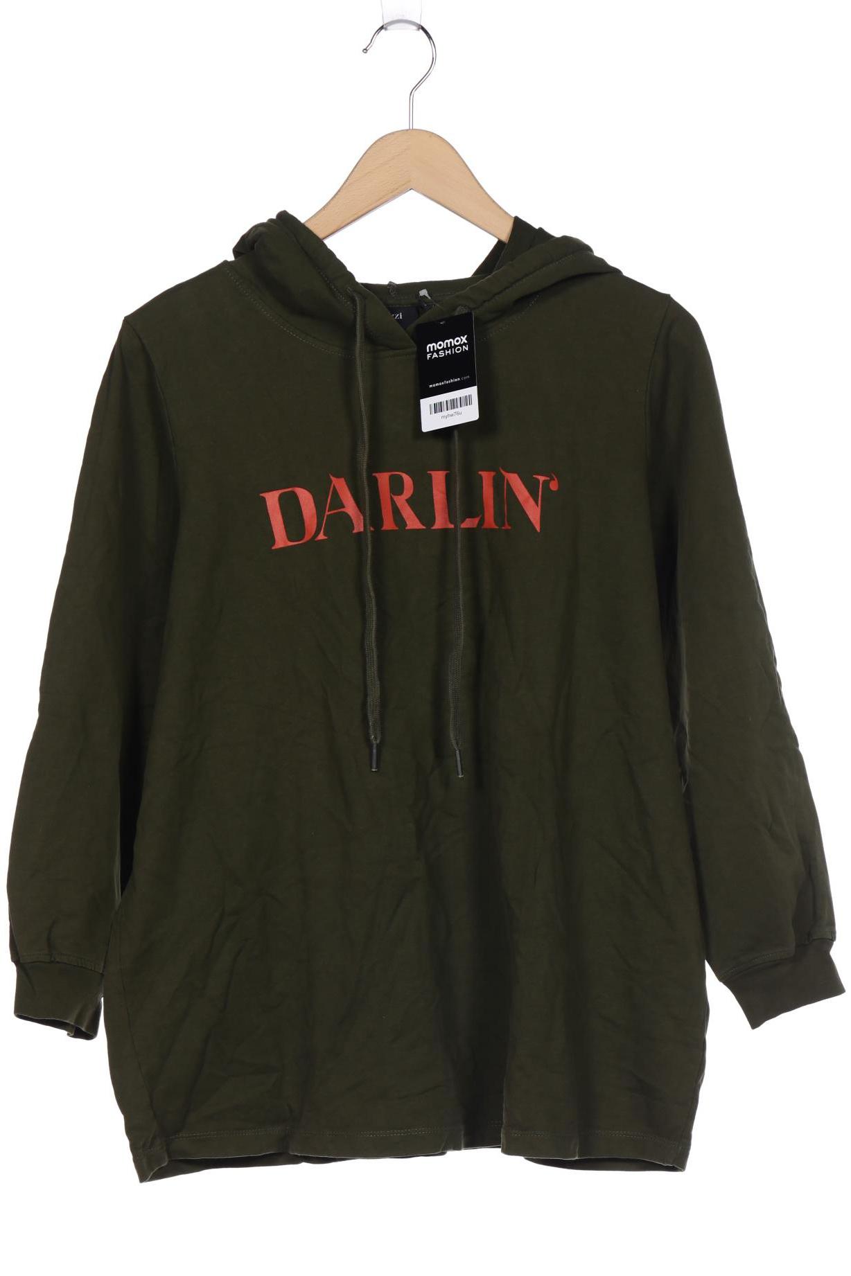 

Zizzi Damen Kapuzenpullover, grün, Gr. 38