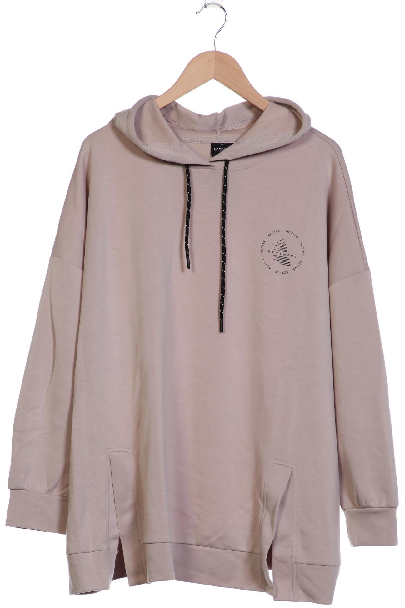 

Zizzi Damen Kapuzenpullover, flieder, Gr. 42