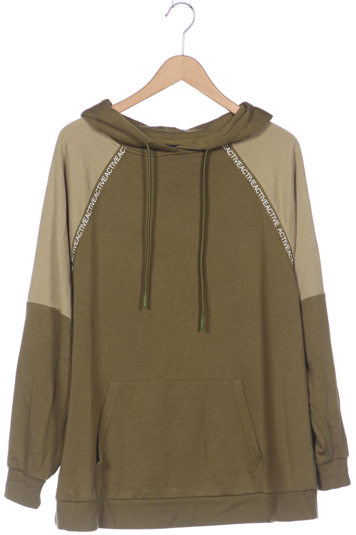 

Zizzi Damen Kapuzenpullover, grün, Gr. 42