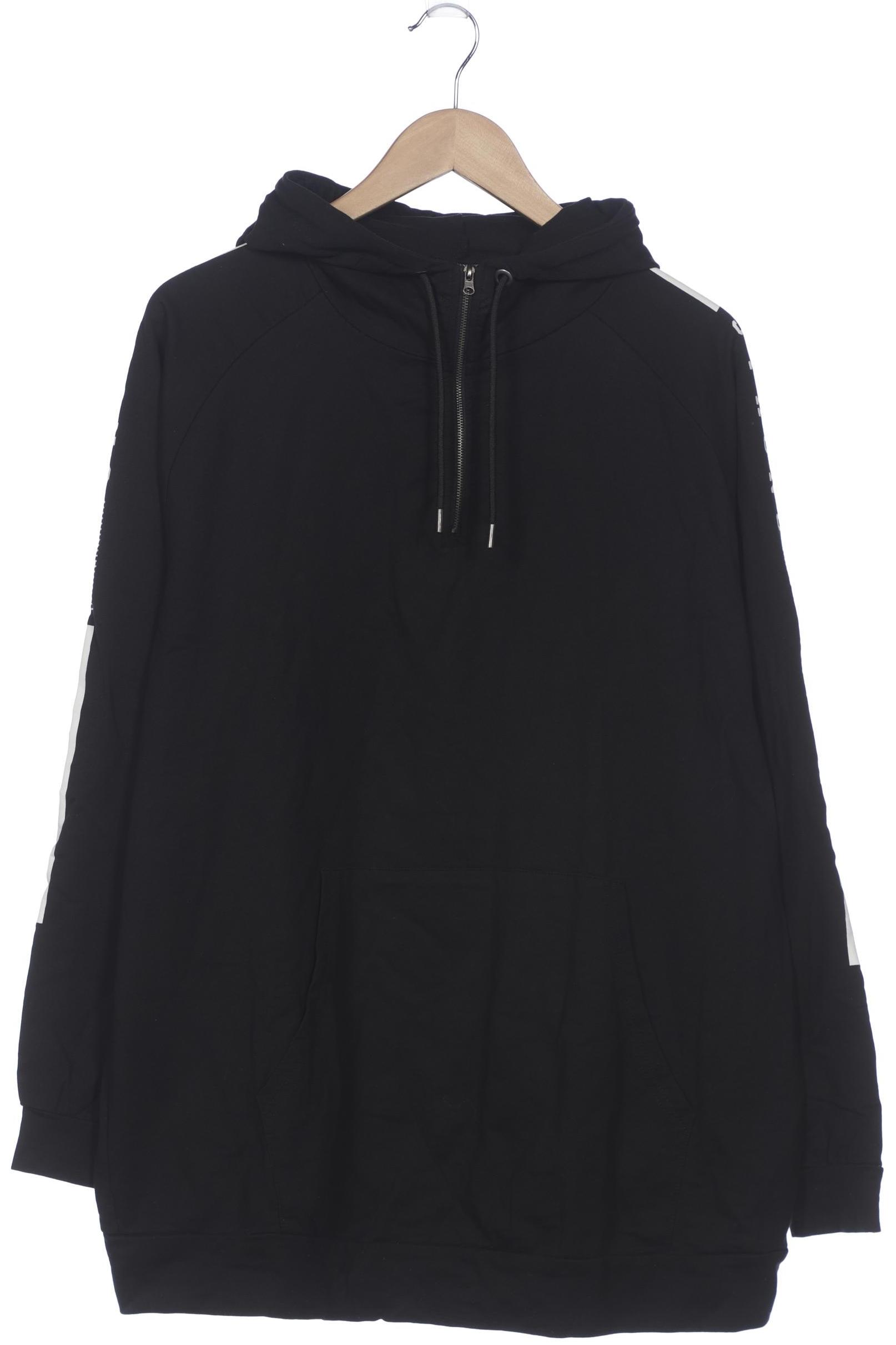 

Zizzi Damen Kapuzenpullover, schwarz, Gr. 38