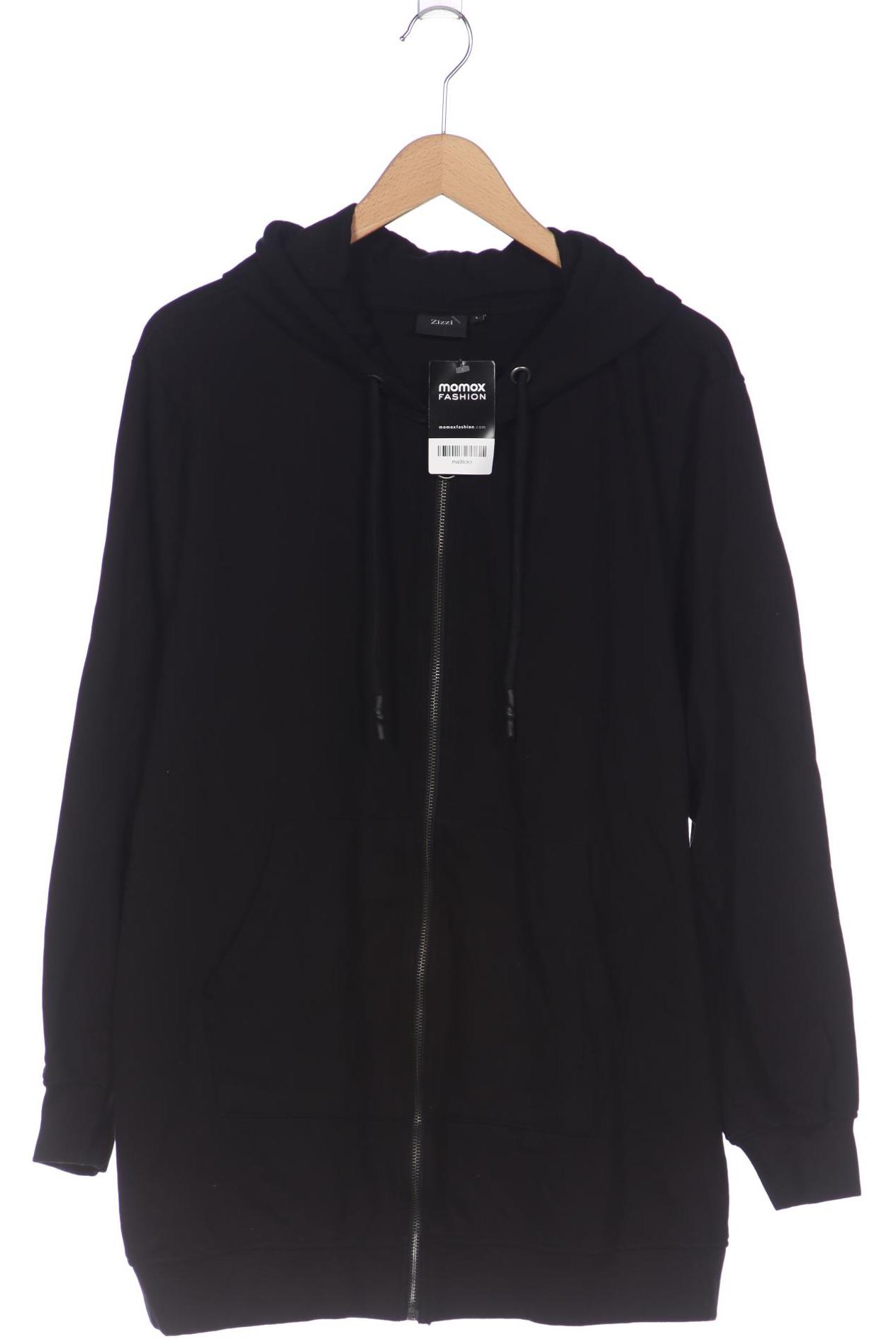 

Zizzi Damen Kapuzenpullover, schwarz, Gr. 42