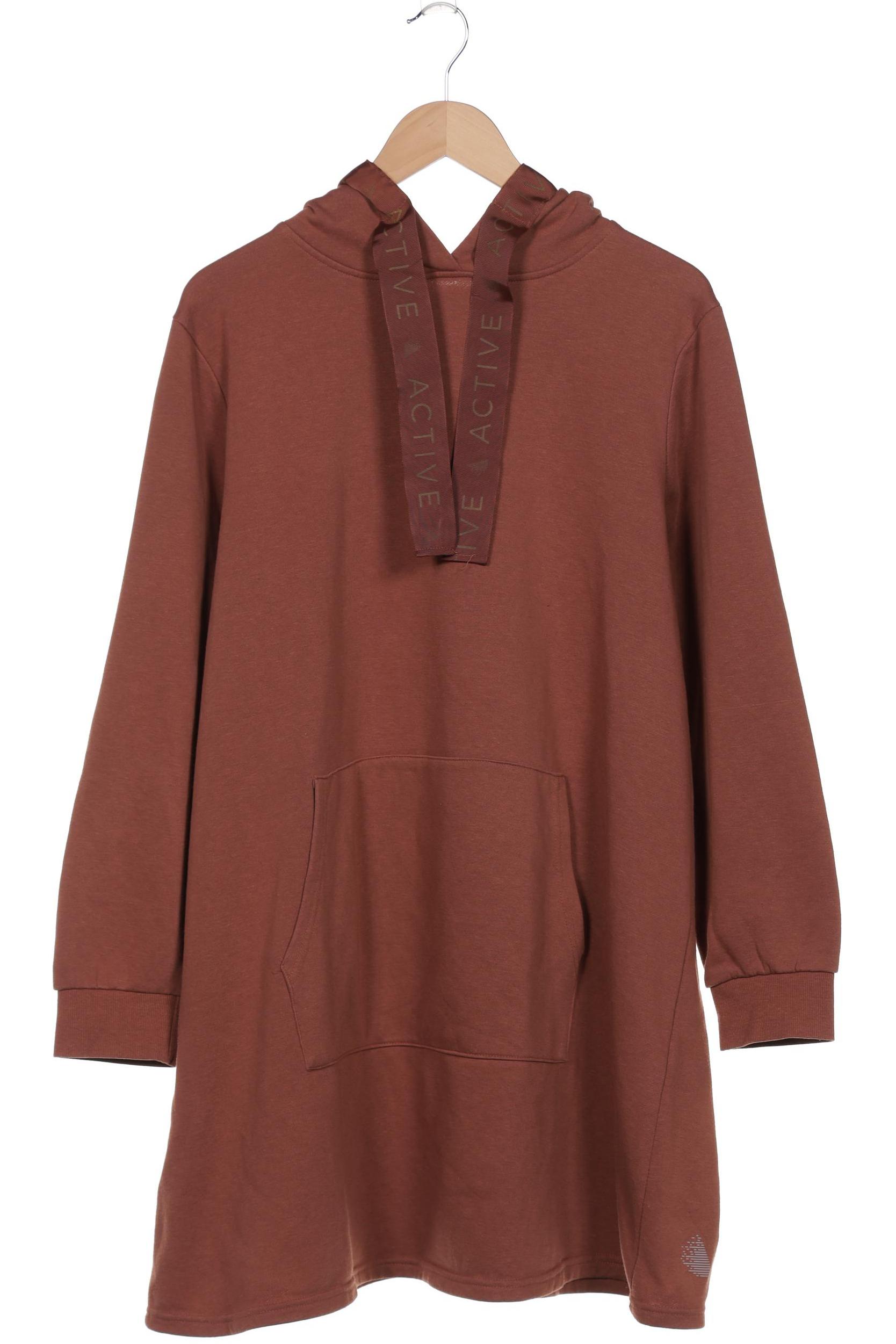 

Zizzi Damen Kapuzenpullover, braun, Gr. 42