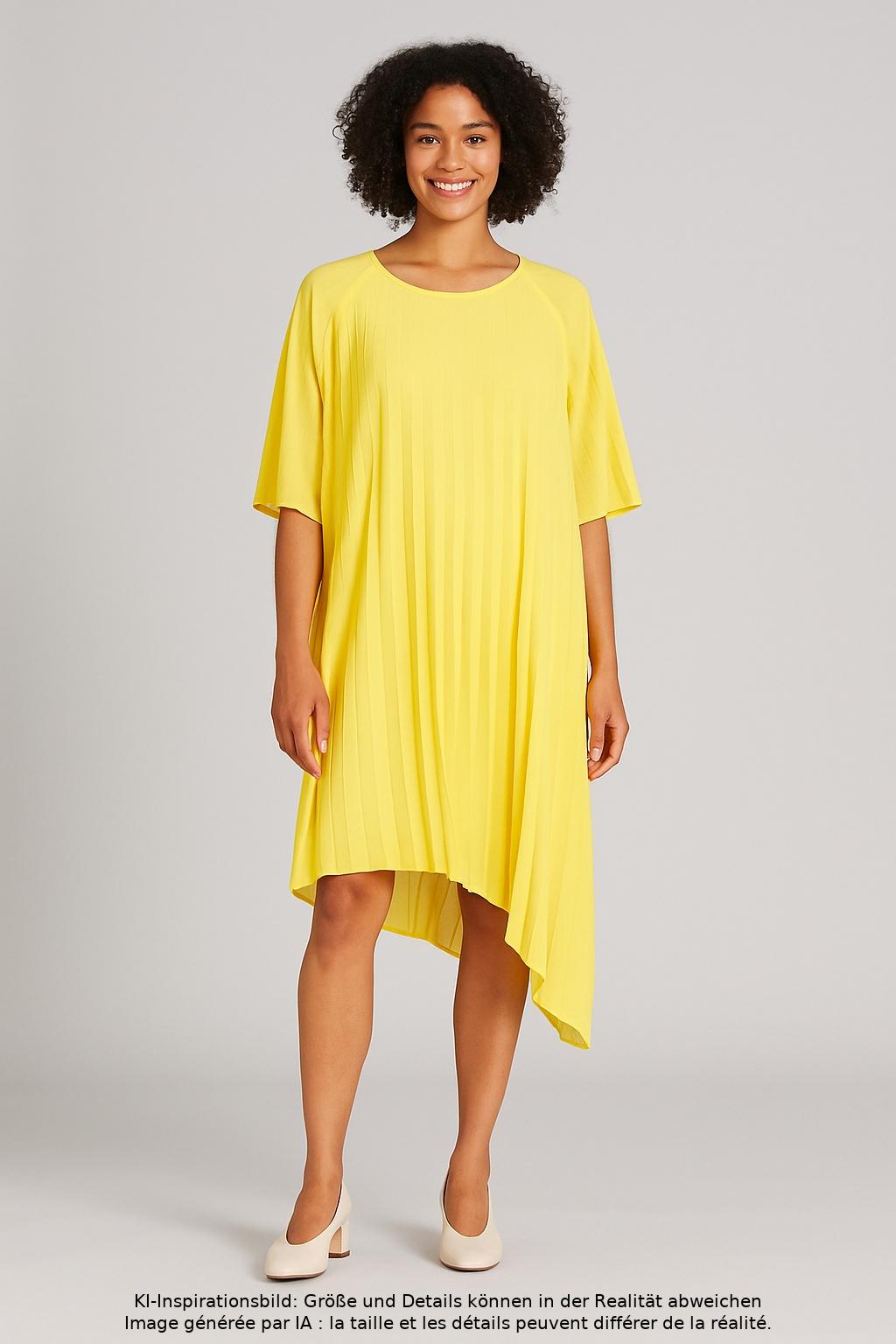 

Zizzi Damen Kleid, gelb, Gr. 36