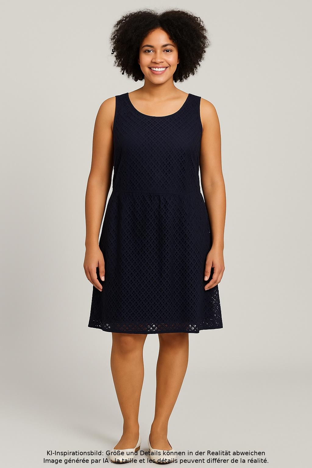 

Zizzi Damen Kleid, marineblau, Gr. 42