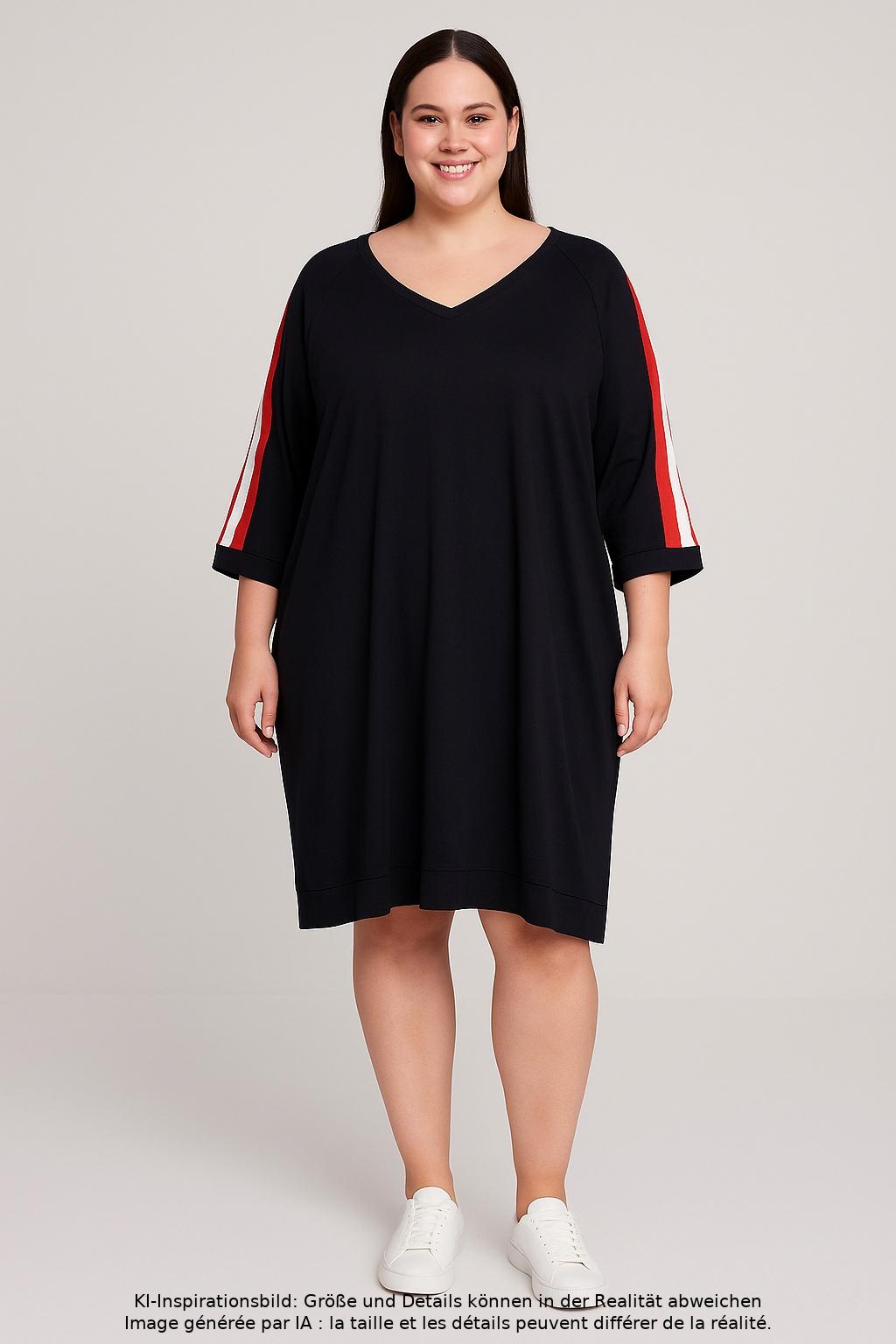 

Zizzi Damen Kleid, mehrfarbig, Gr. 44