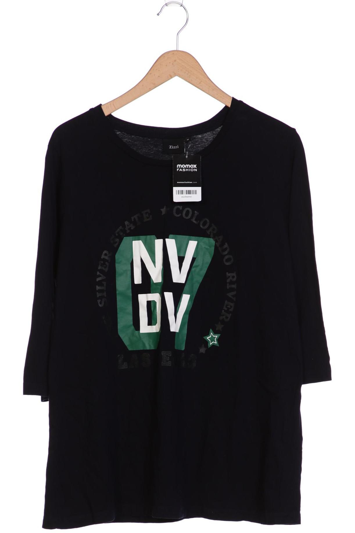 

Zizzi Damen Langarmshirt, marineblau, Gr. 38