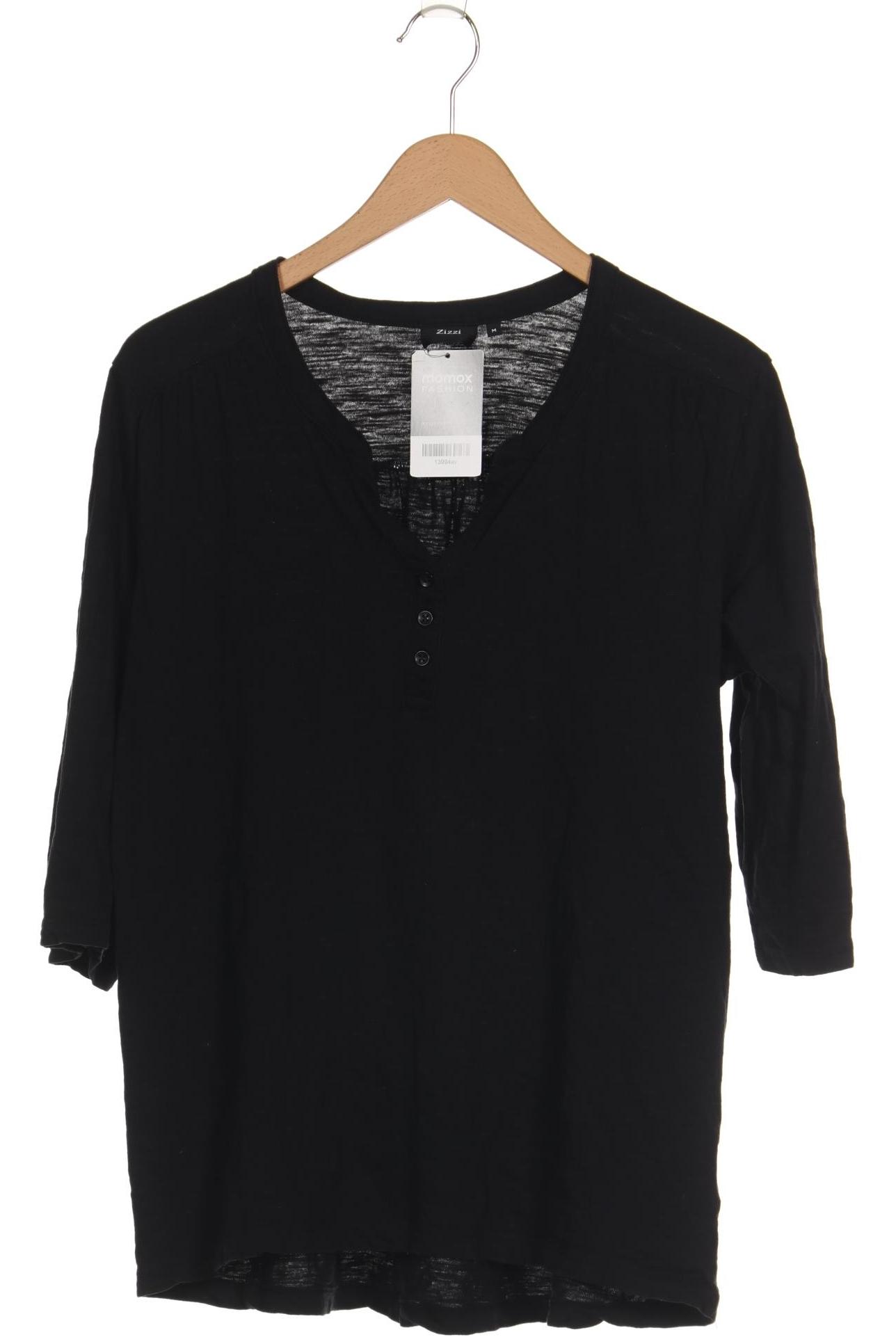 

Zizzi Damen Langarmshirt, schwarz, Gr. 38