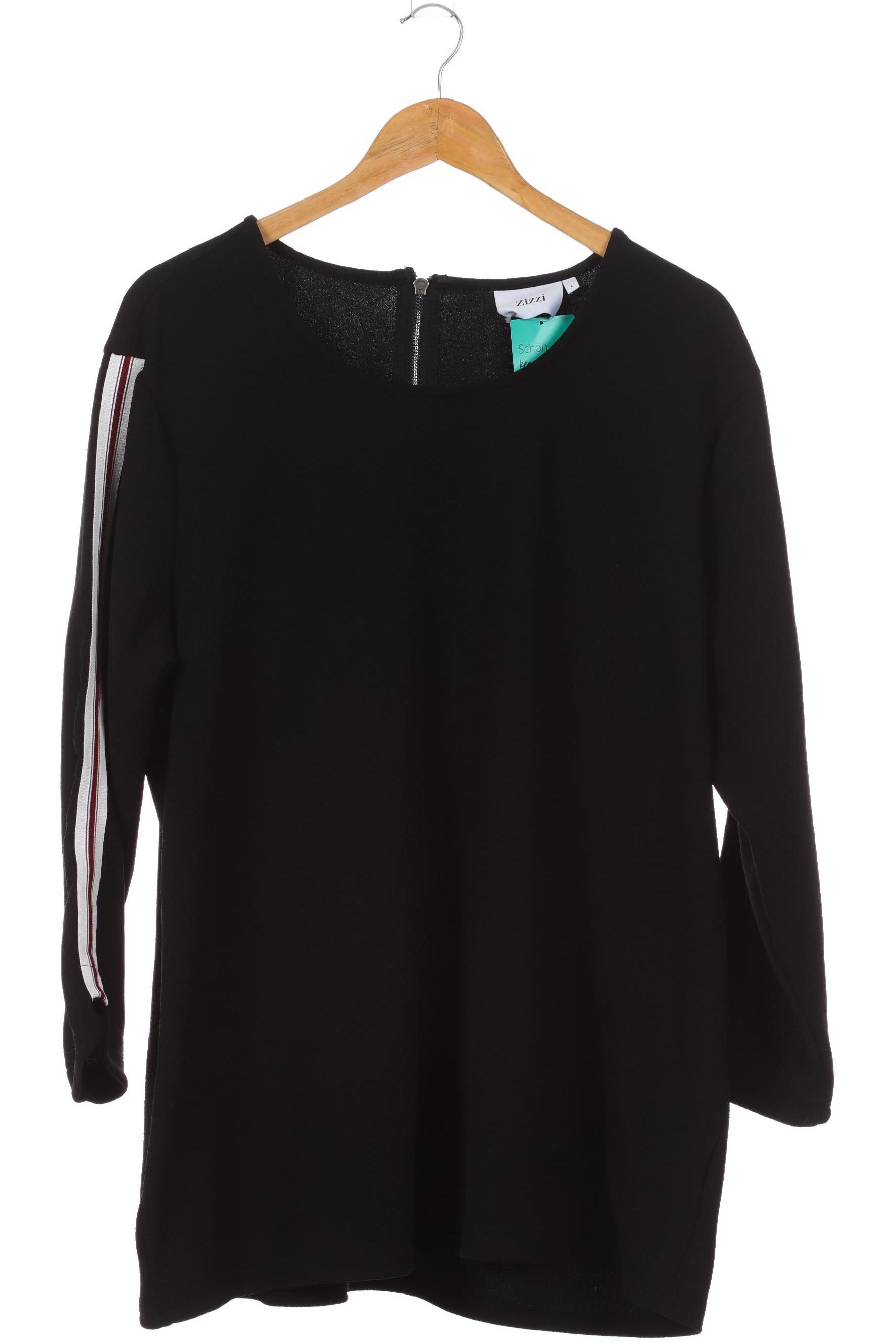 

Zizzi Damen Langarmshirt, schwarz, Gr.
