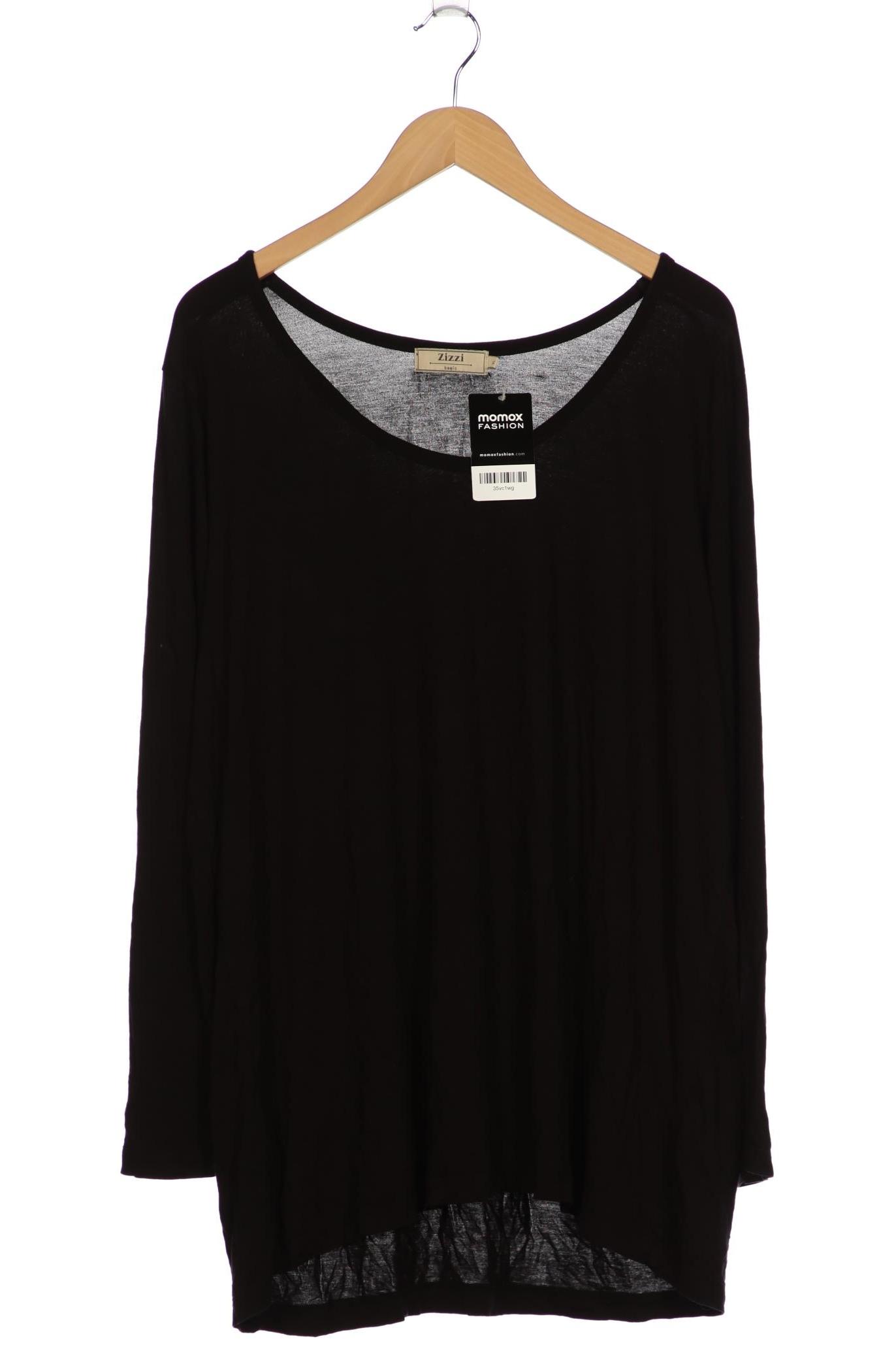 

Zizzi Damen Langarmshirt, schwarz, Gr. 44