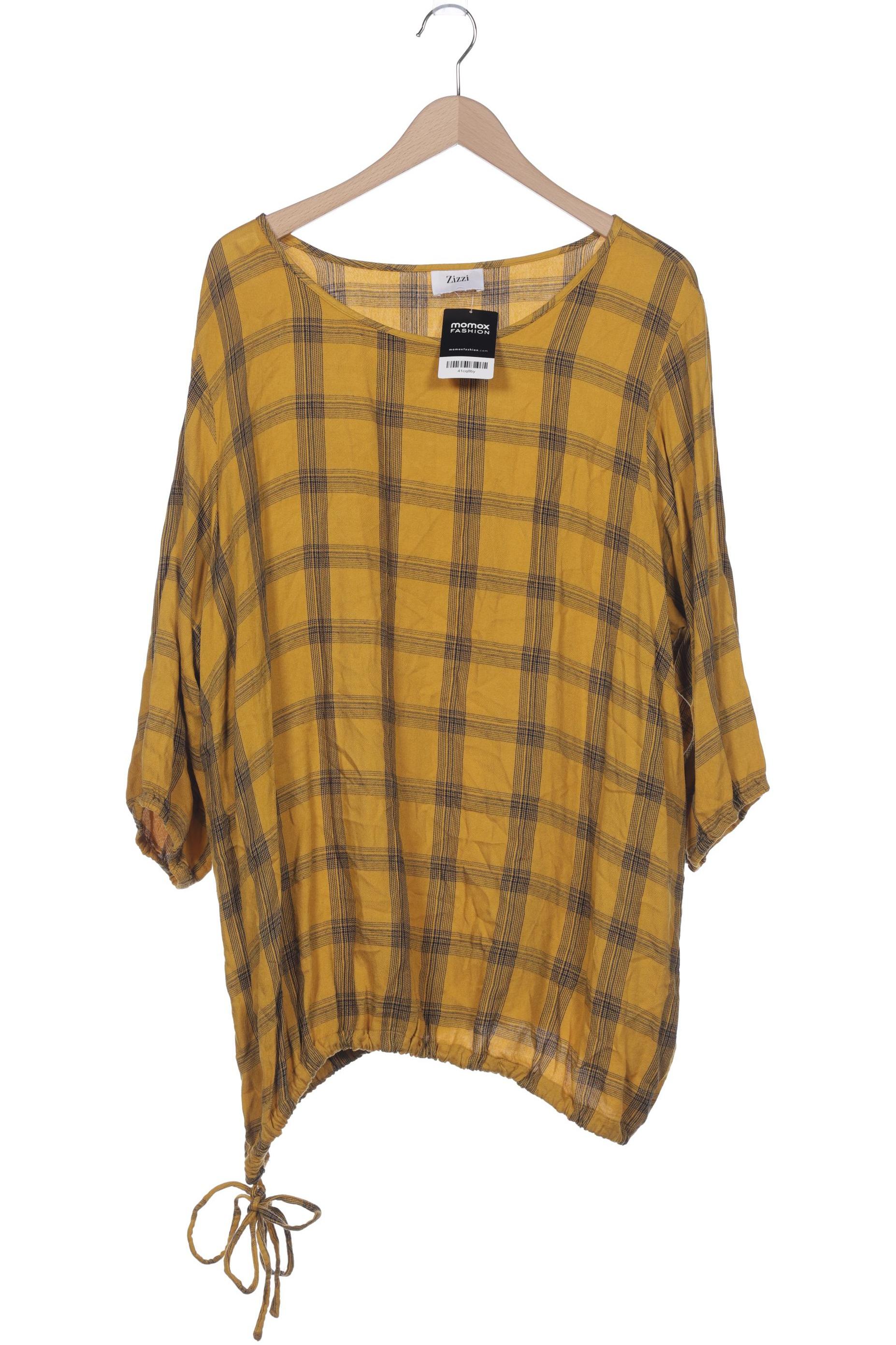 

Zizzi Damen Langarmshirt, gelb, Gr. 44