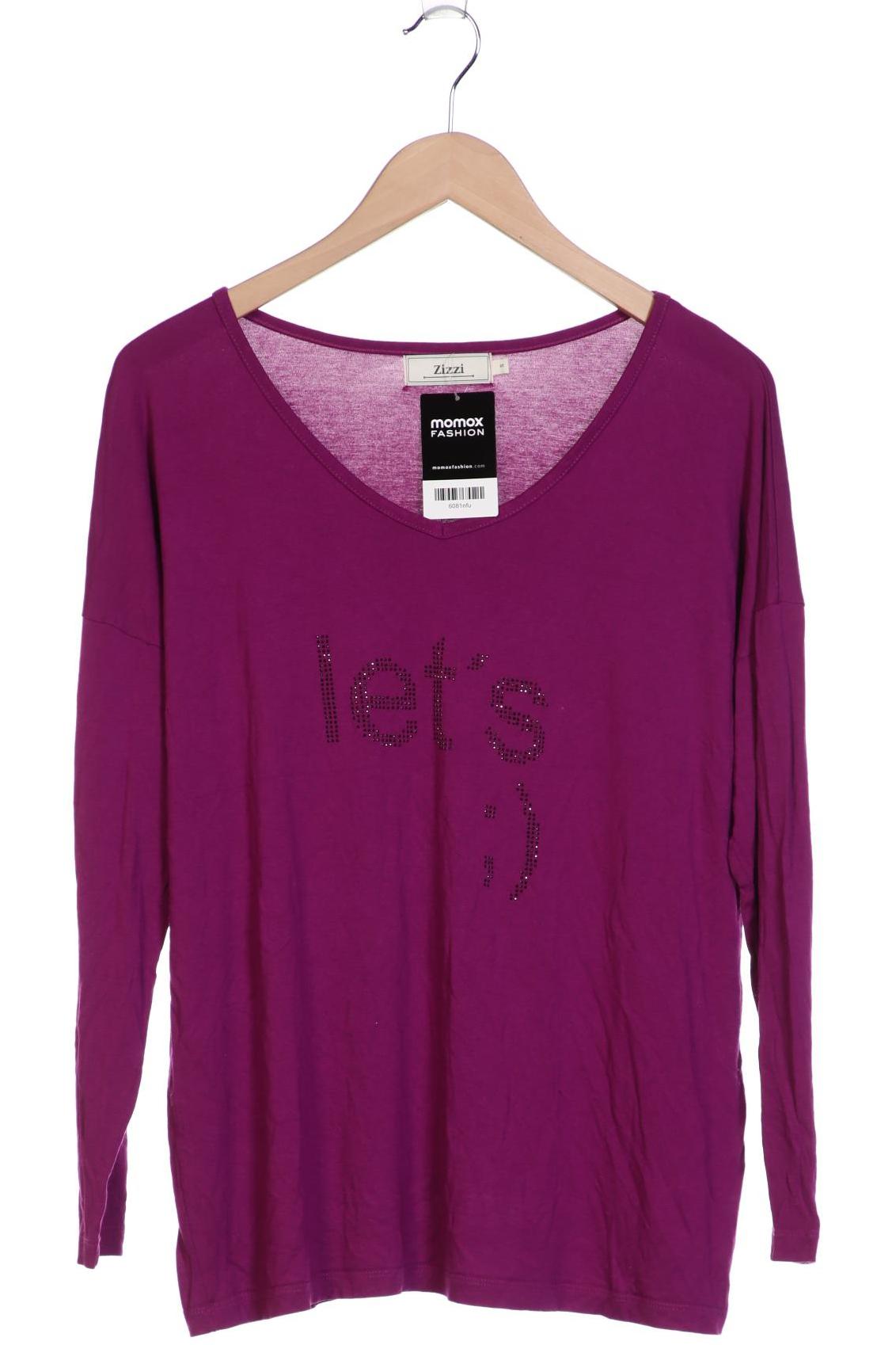 

Zizzi Damen Langarmshirt, flieder, Gr. 36