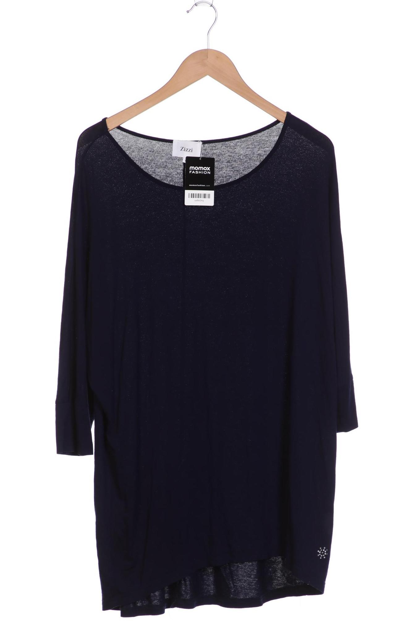 

Zizzi Damen Langarmshirt, marineblau, Gr. 36