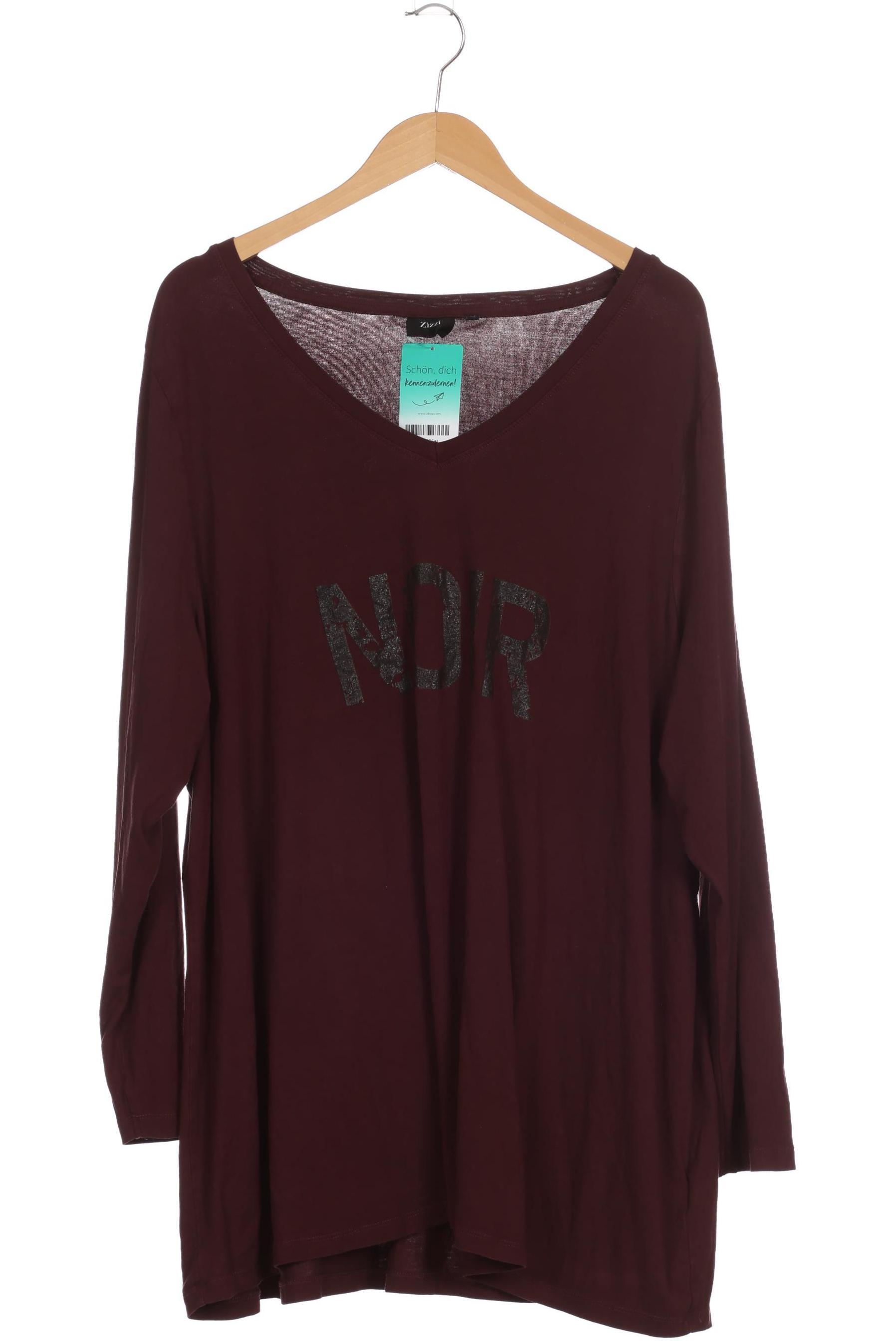 

Zizzi Damen Langarmshirt, braun, Gr.