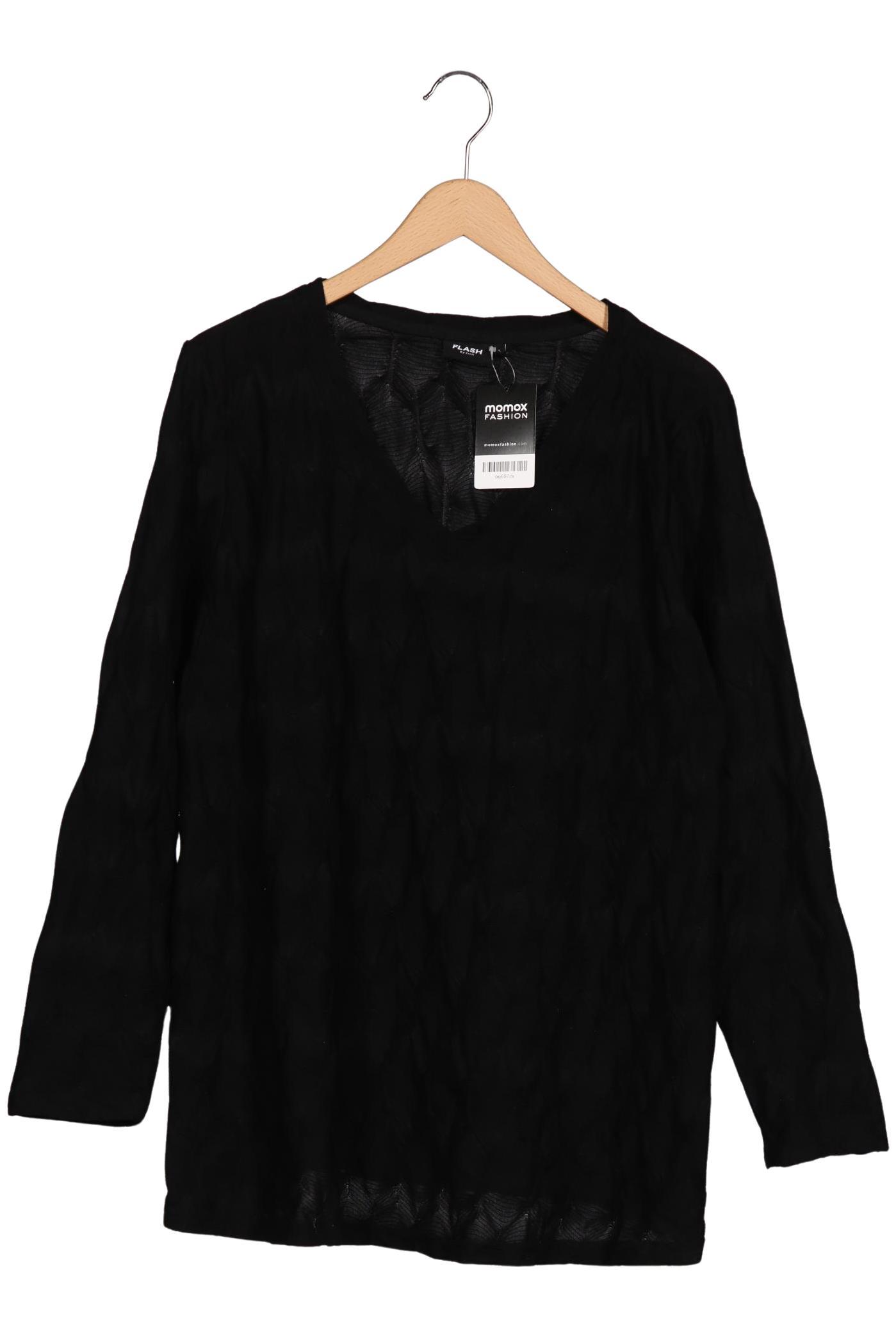 

Zizzi Damen Langarmshirt, schwarz, Gr. 42