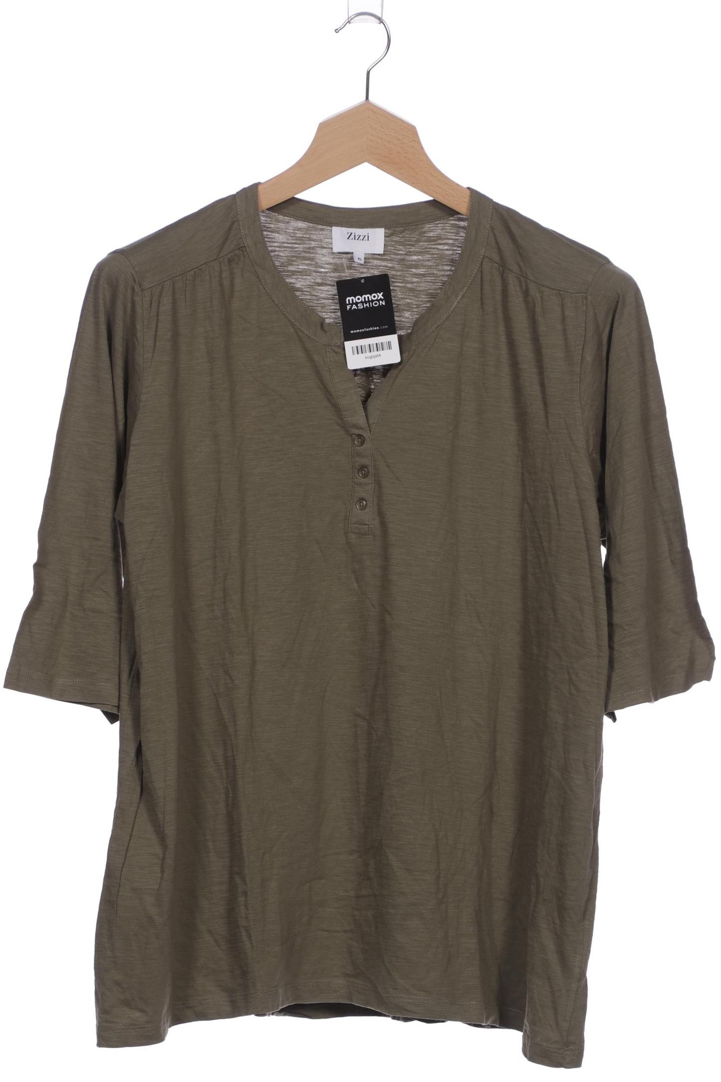 

Zizzi Damen Langarmshirt, grün, Gr. 44