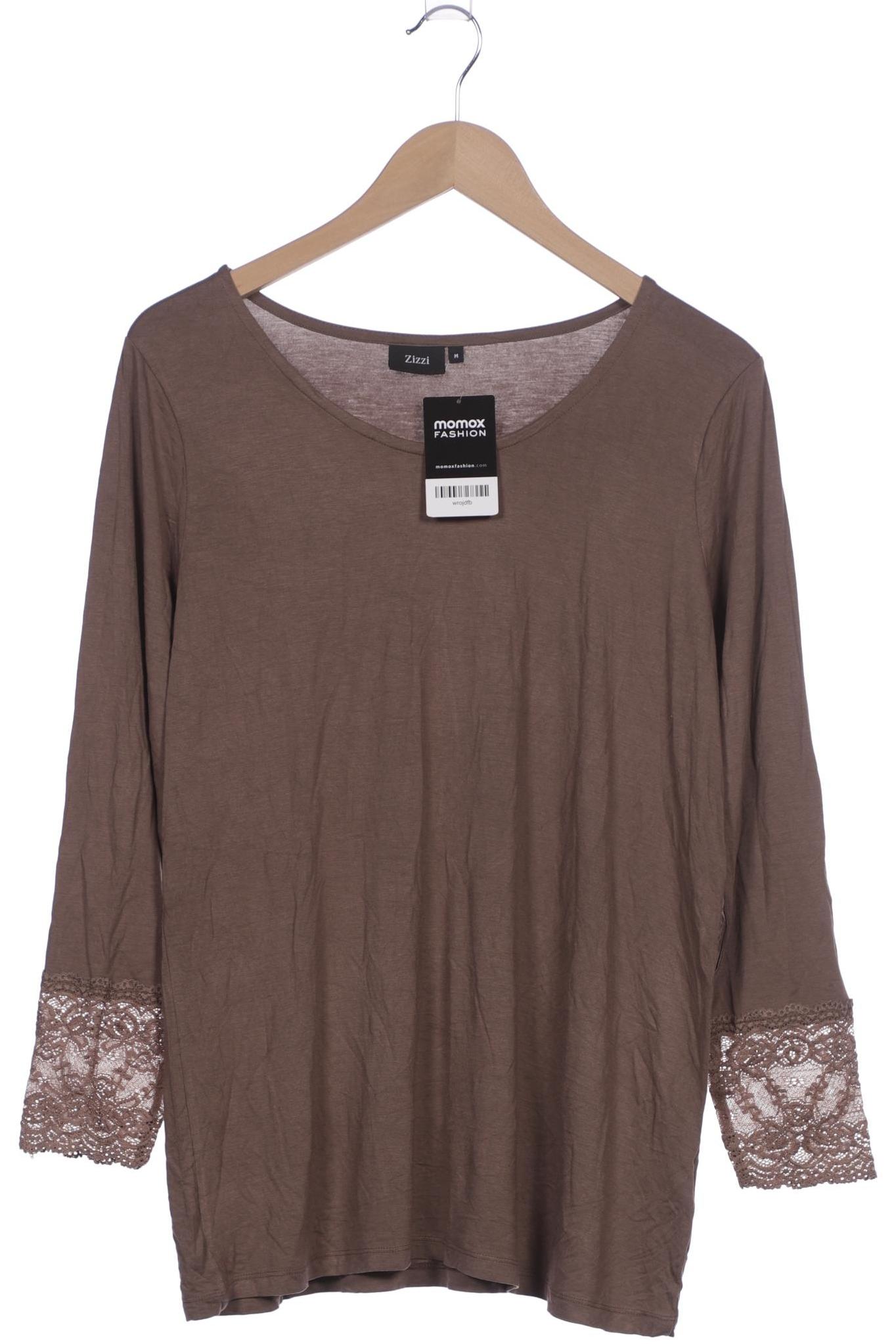 

Zizzi Damen Langarmshirt, braun, Gr. 38