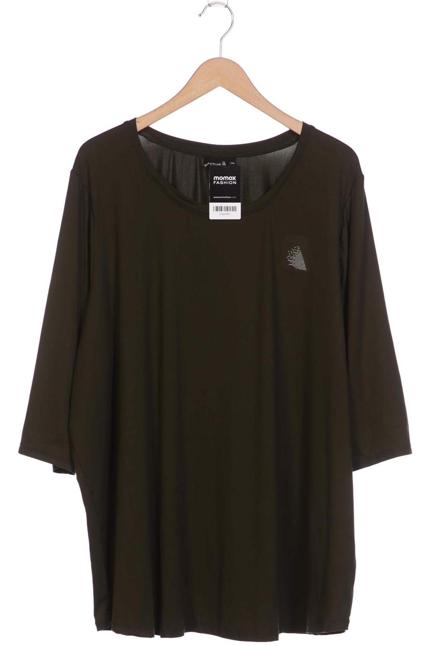 

Zizzi Damen Langarmshirt, grün, Gr. 46